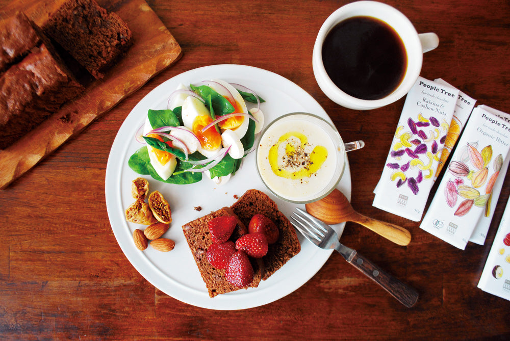 フェトレード・チョコのレシピ<br> 「フェアトレード・チョコレートのパウンドケーキ」