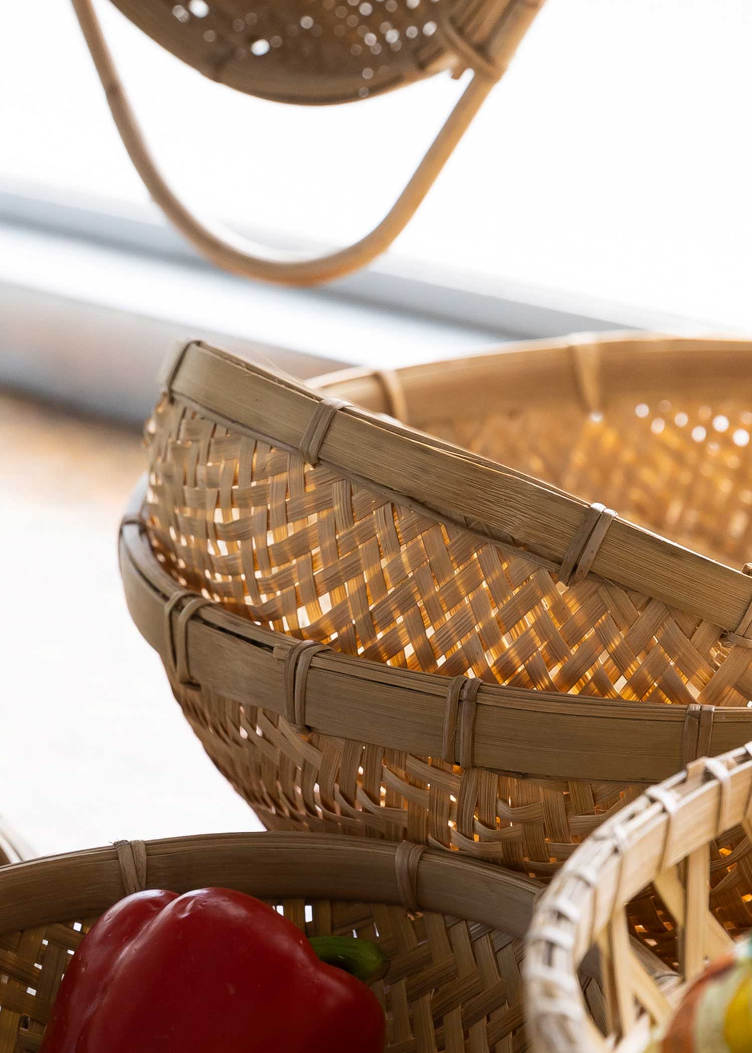 ベーシック竹ザル(3個セット)