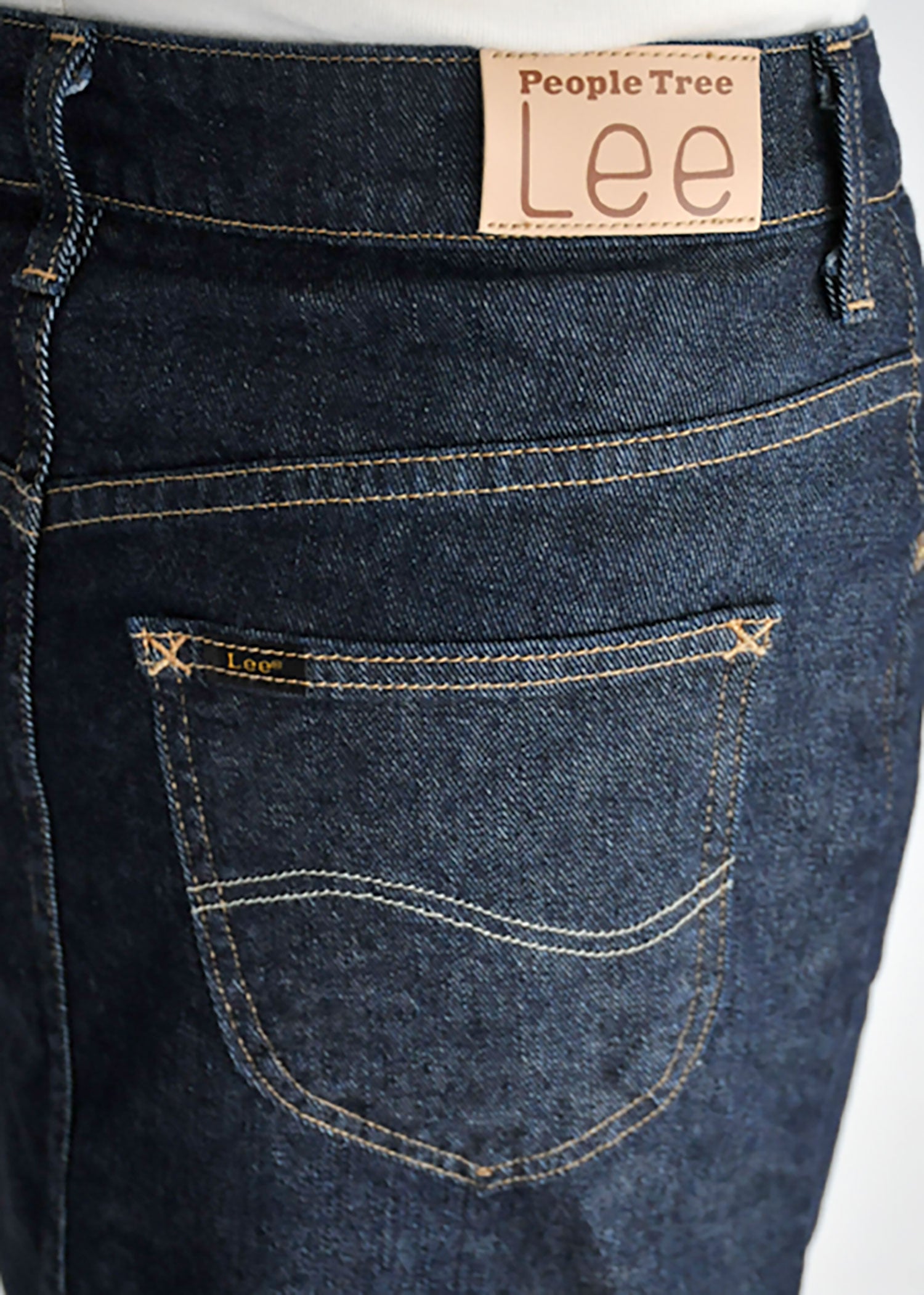 Lee・オーガニックコットンデニム ペンシルスカート