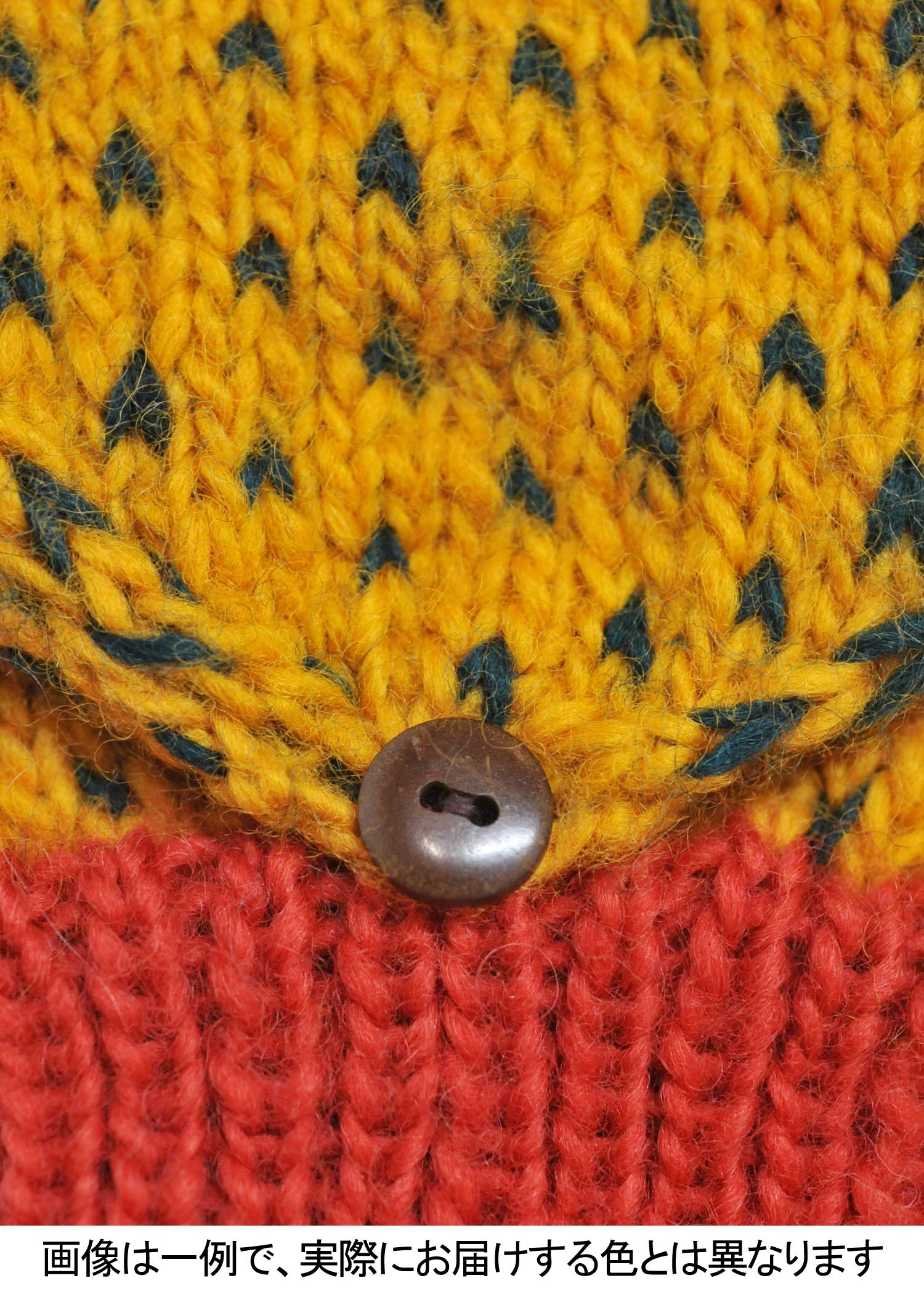 手編みリサイクルウール・手袋