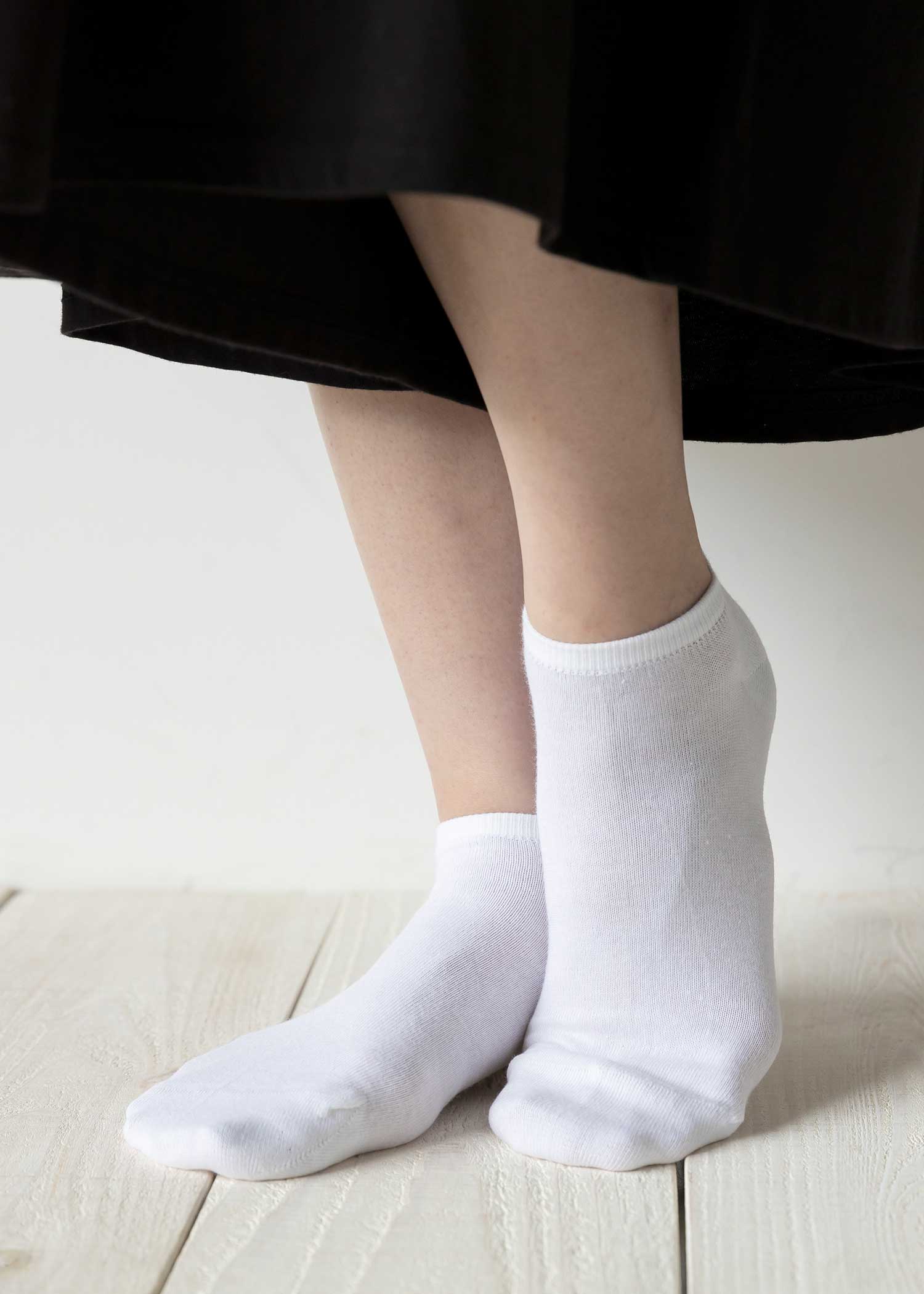 オーガニックコットンショートソックス