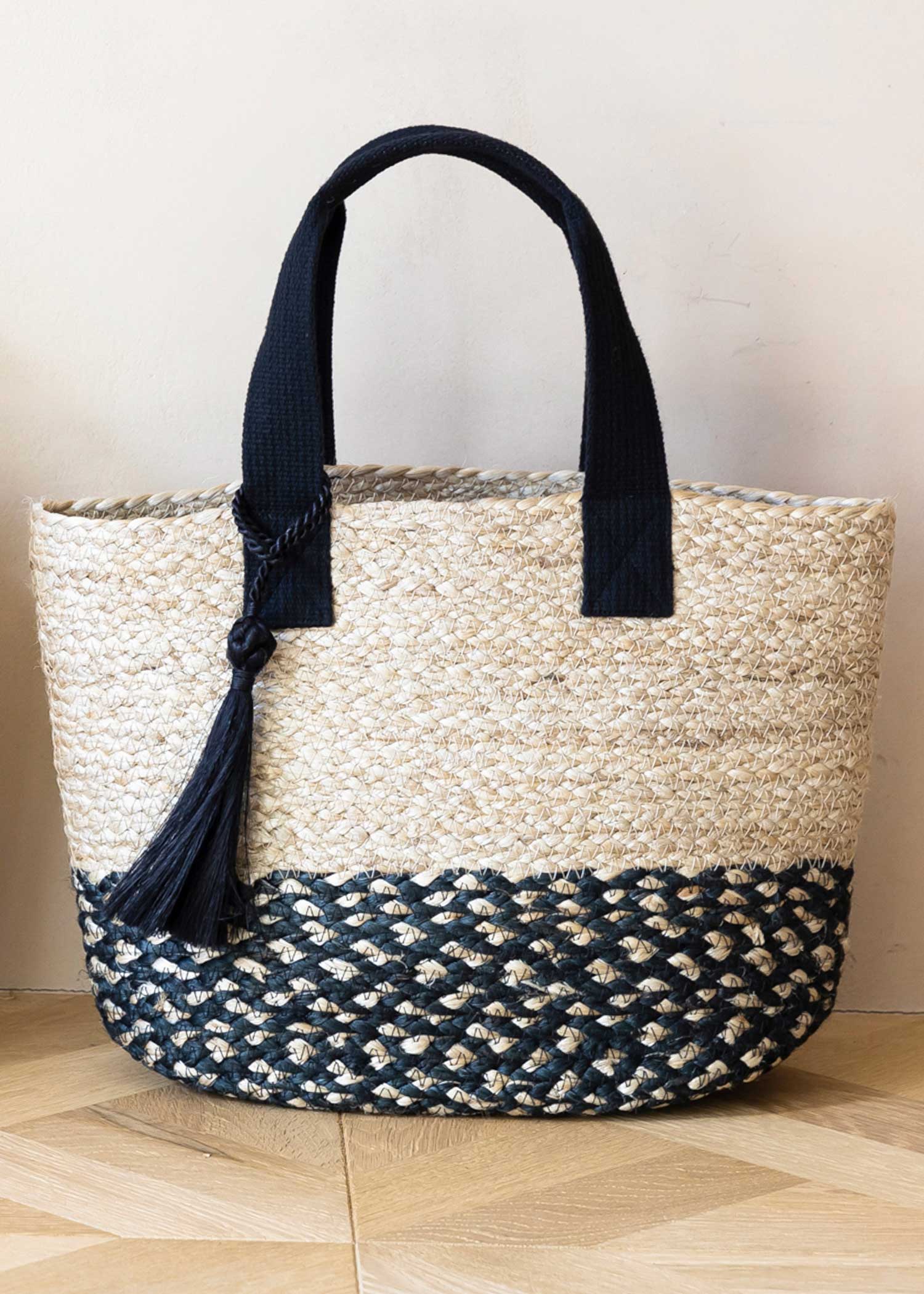 コットンハンドルジュートバッグ(大)