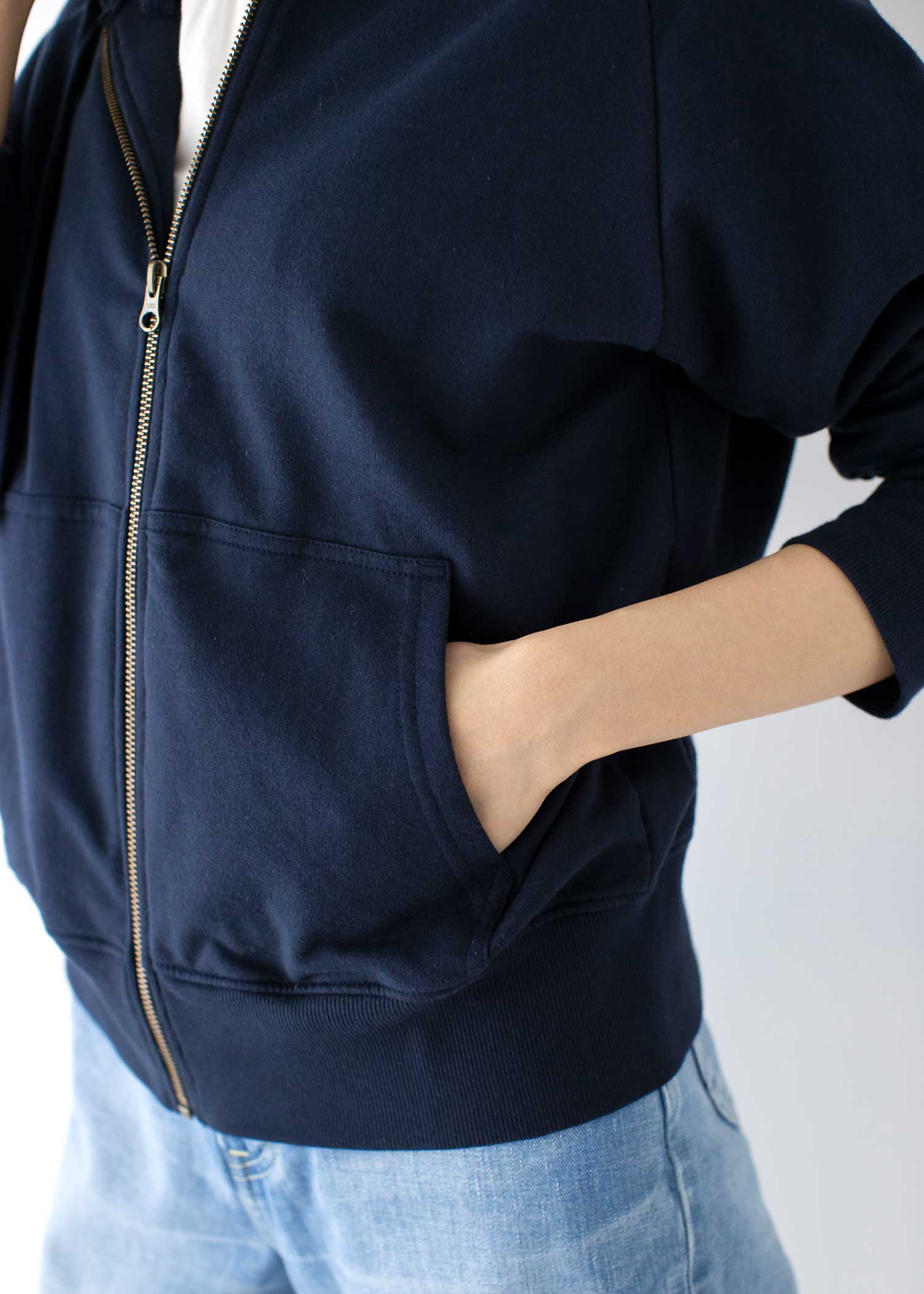 オーガニックコットンミニ裏毛パーカー