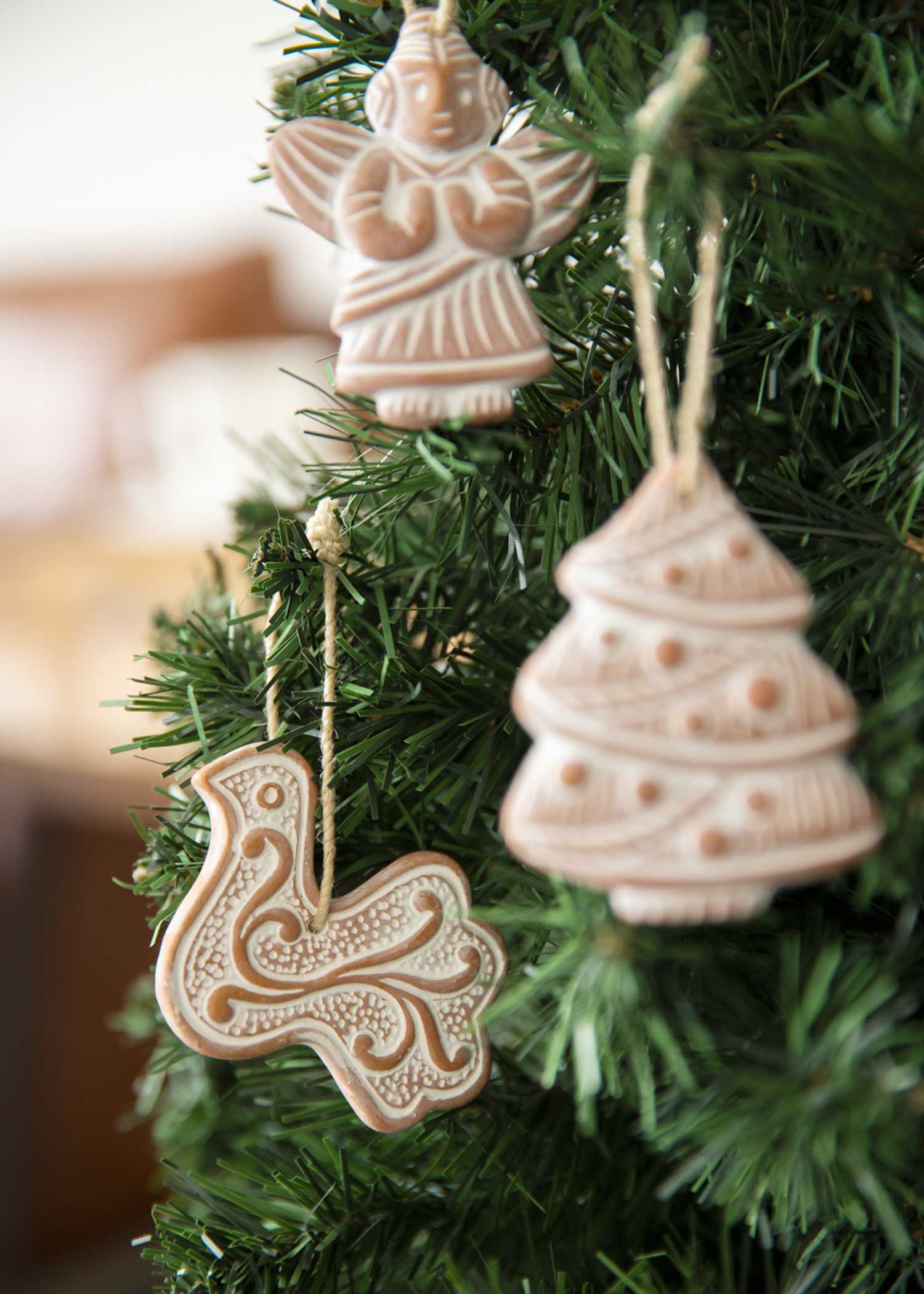 テラコッタのオーナメント バード