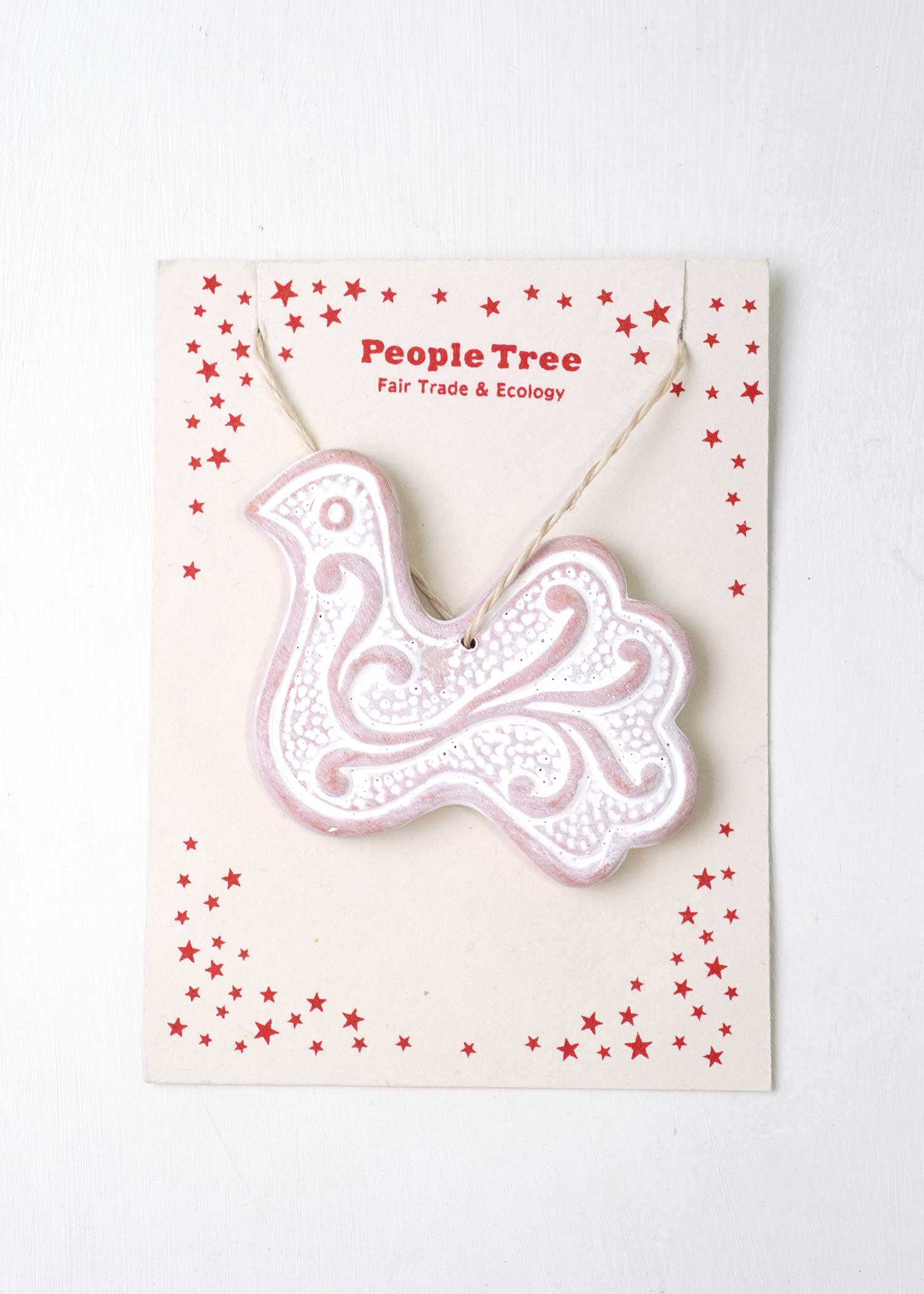 テラコッタのオーナメント バード