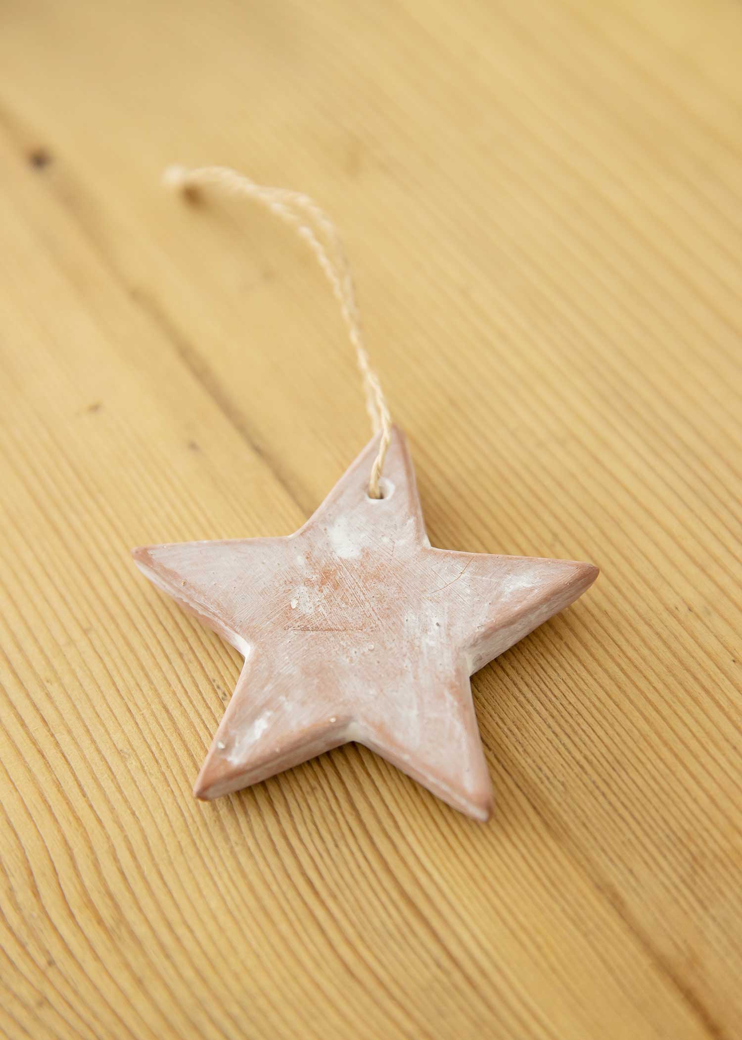 テラコッタのオーナメント スター