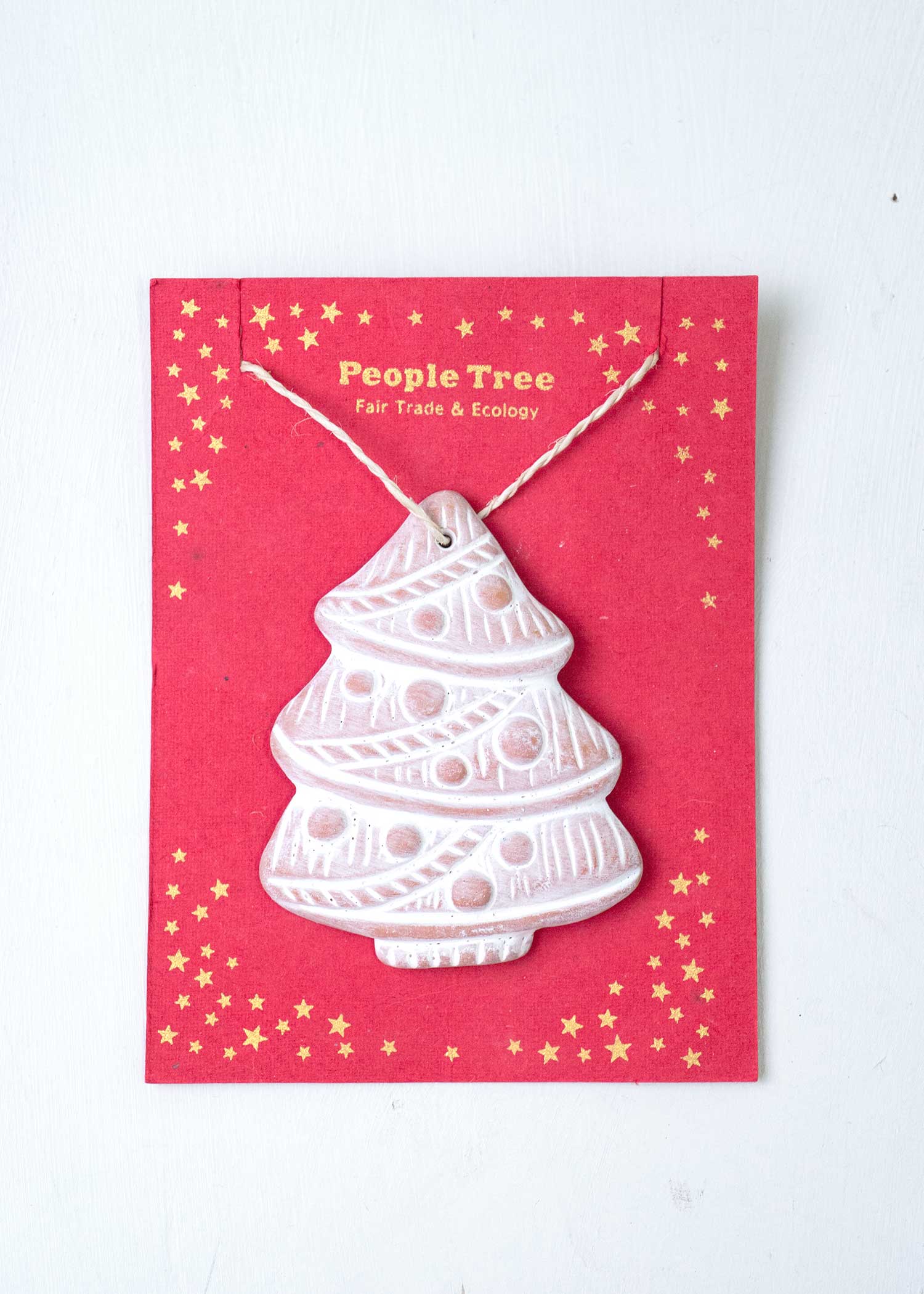 テラコッタのオーナメント ツリー