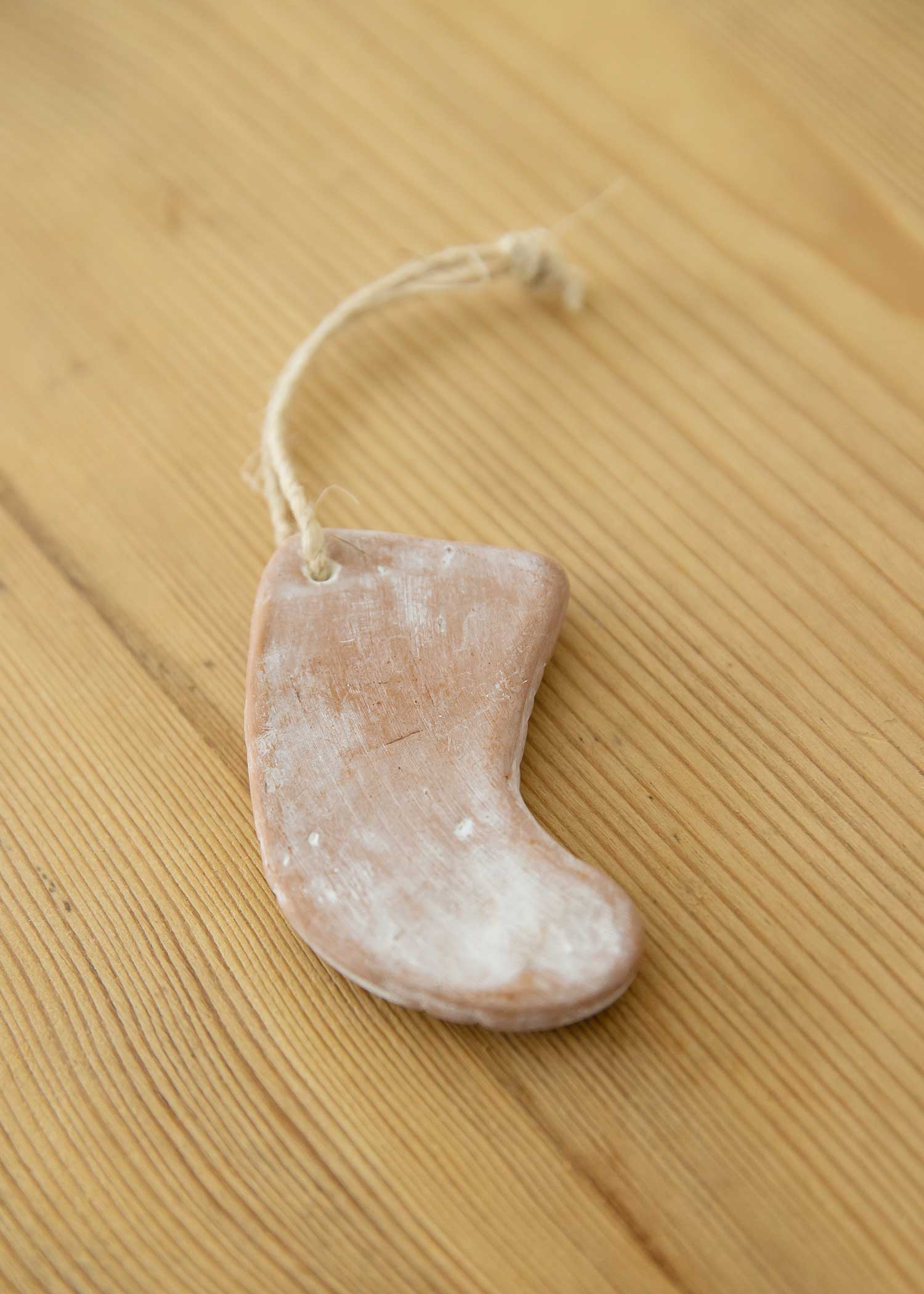 テラコッタのオーナメント ソックス