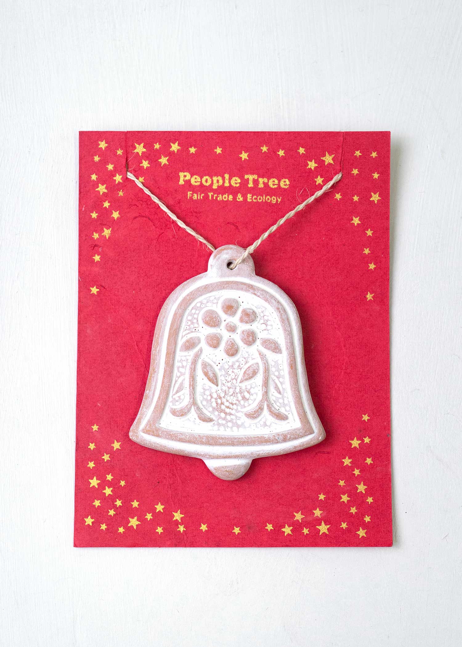 テラコッタのオーナメント ベル