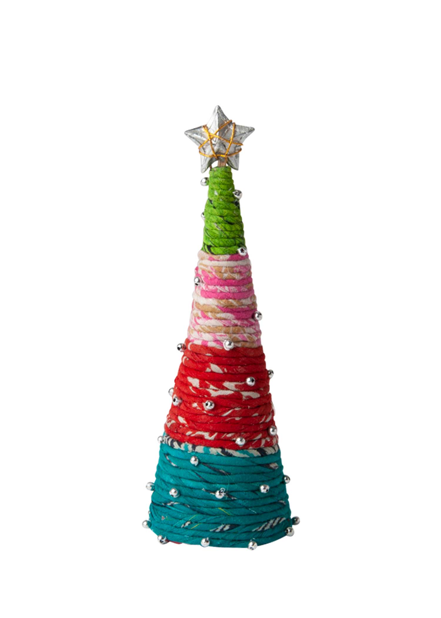 リサイクルサリーのクリスマスツリー(小)