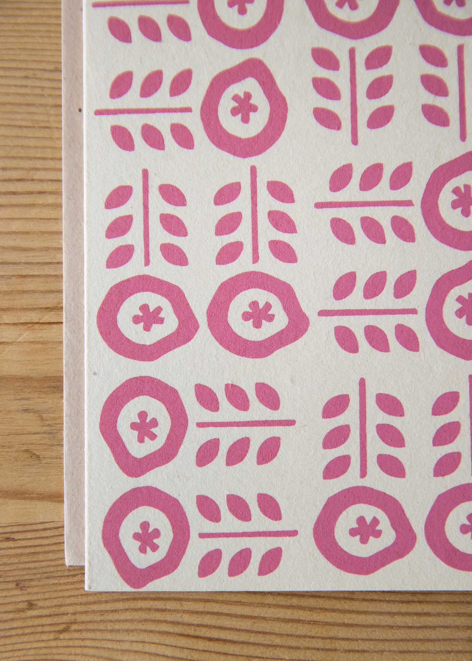 手漉き紙のグリーティングカード