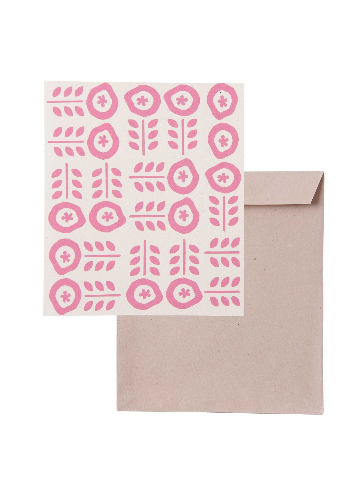 手漉き紙のグリーティングカード