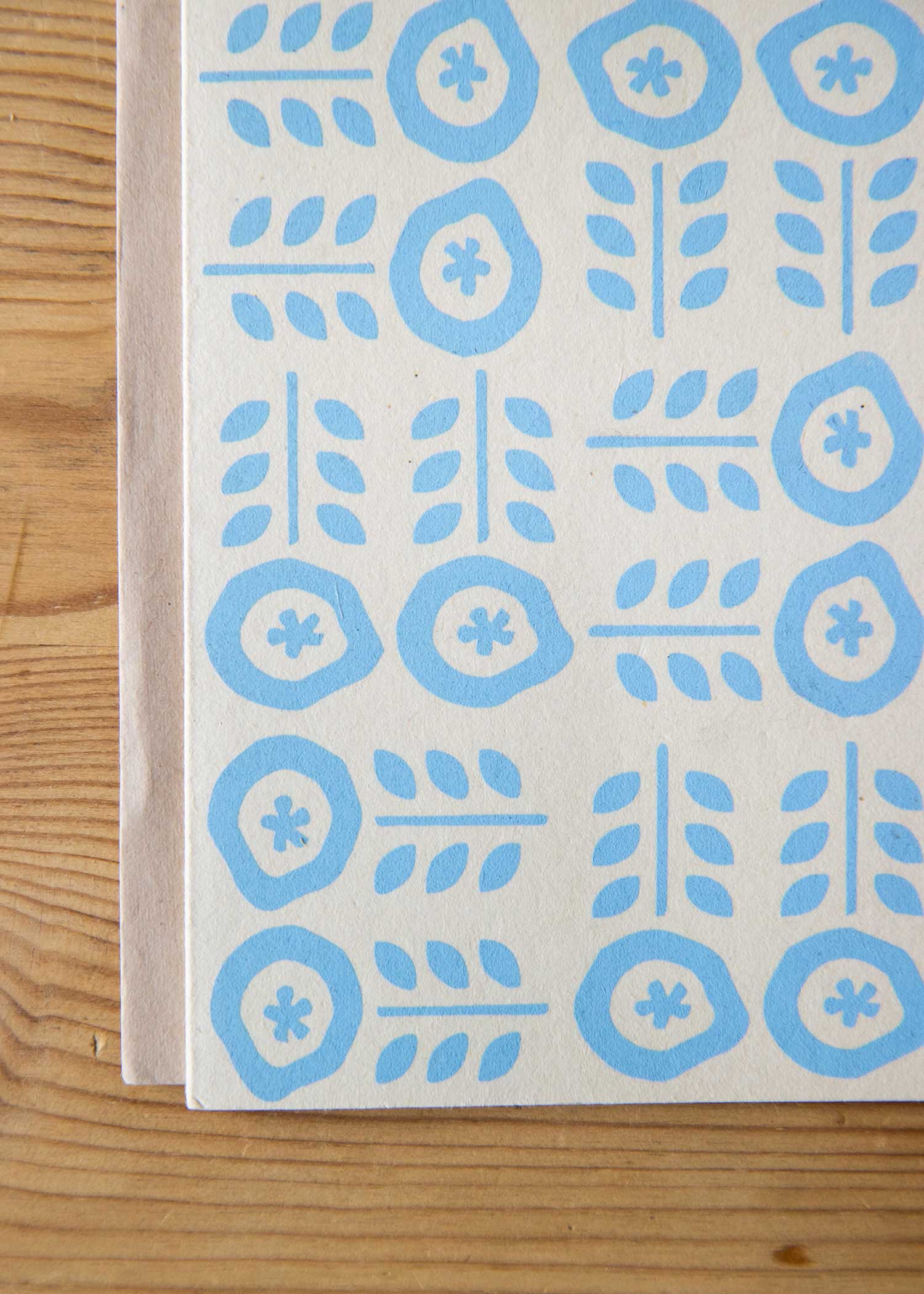 手漉き紙のグリーティングカード