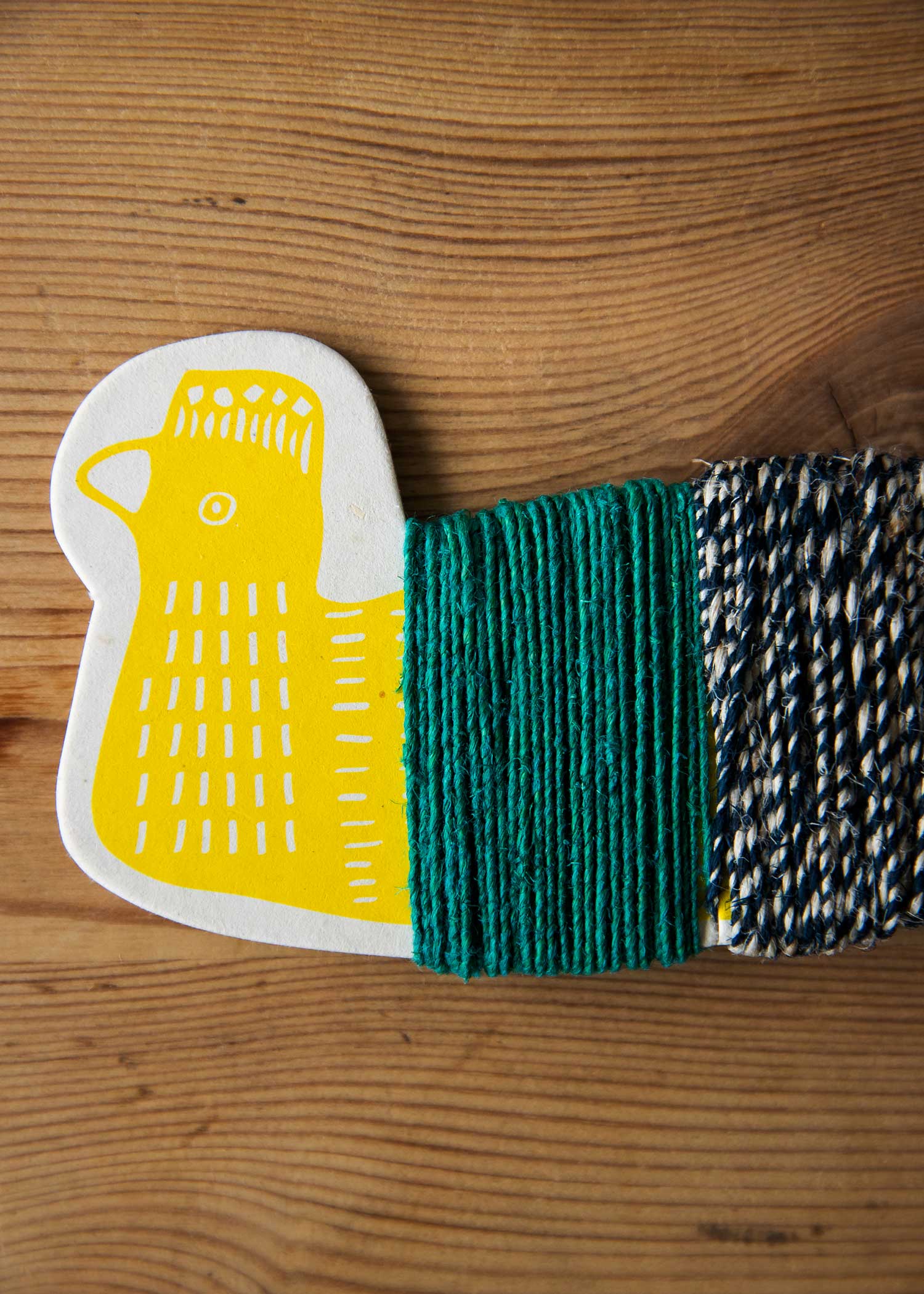 トリの麻ひも2色セット