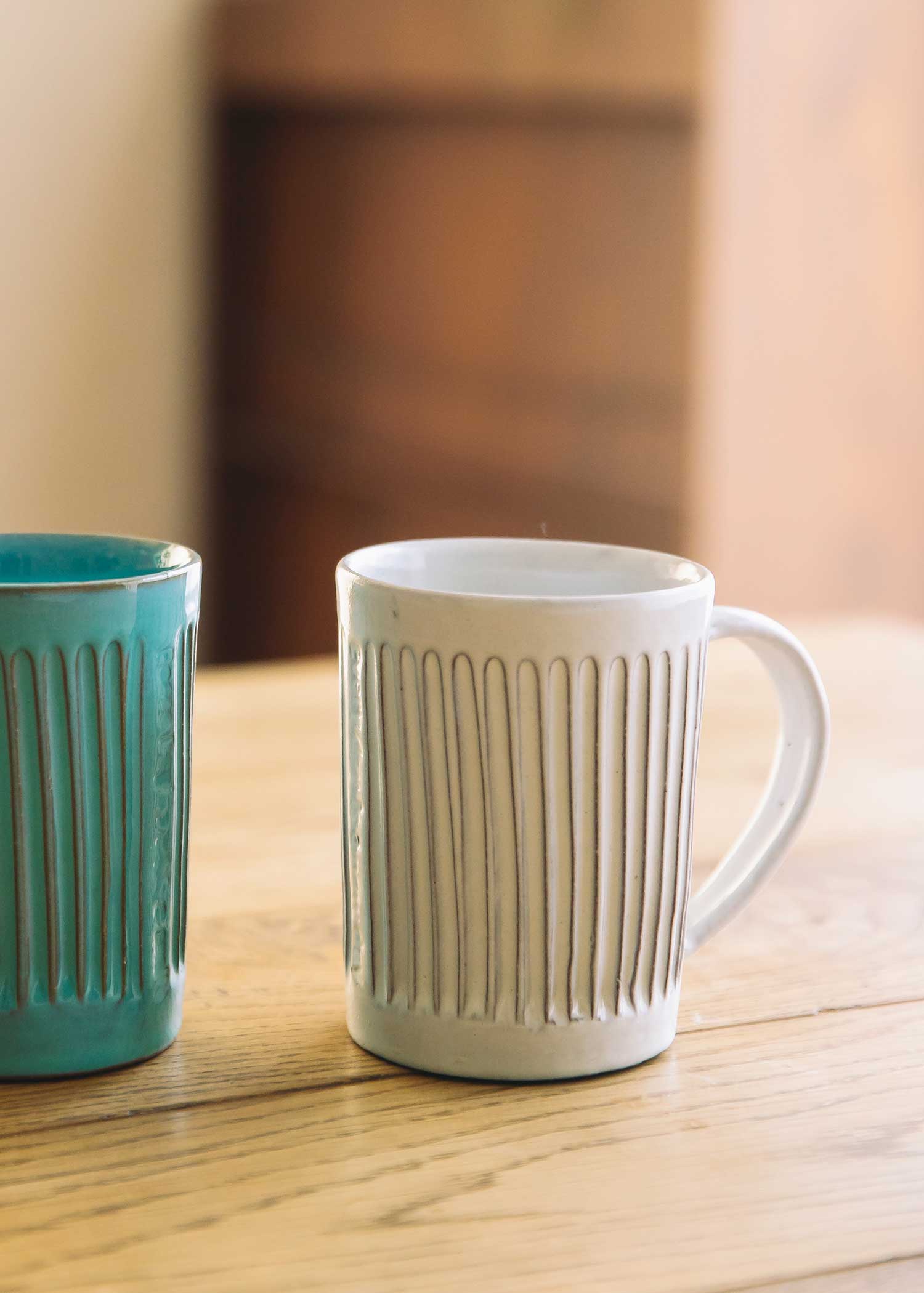 陶器のマグカップ・ラージサイズ