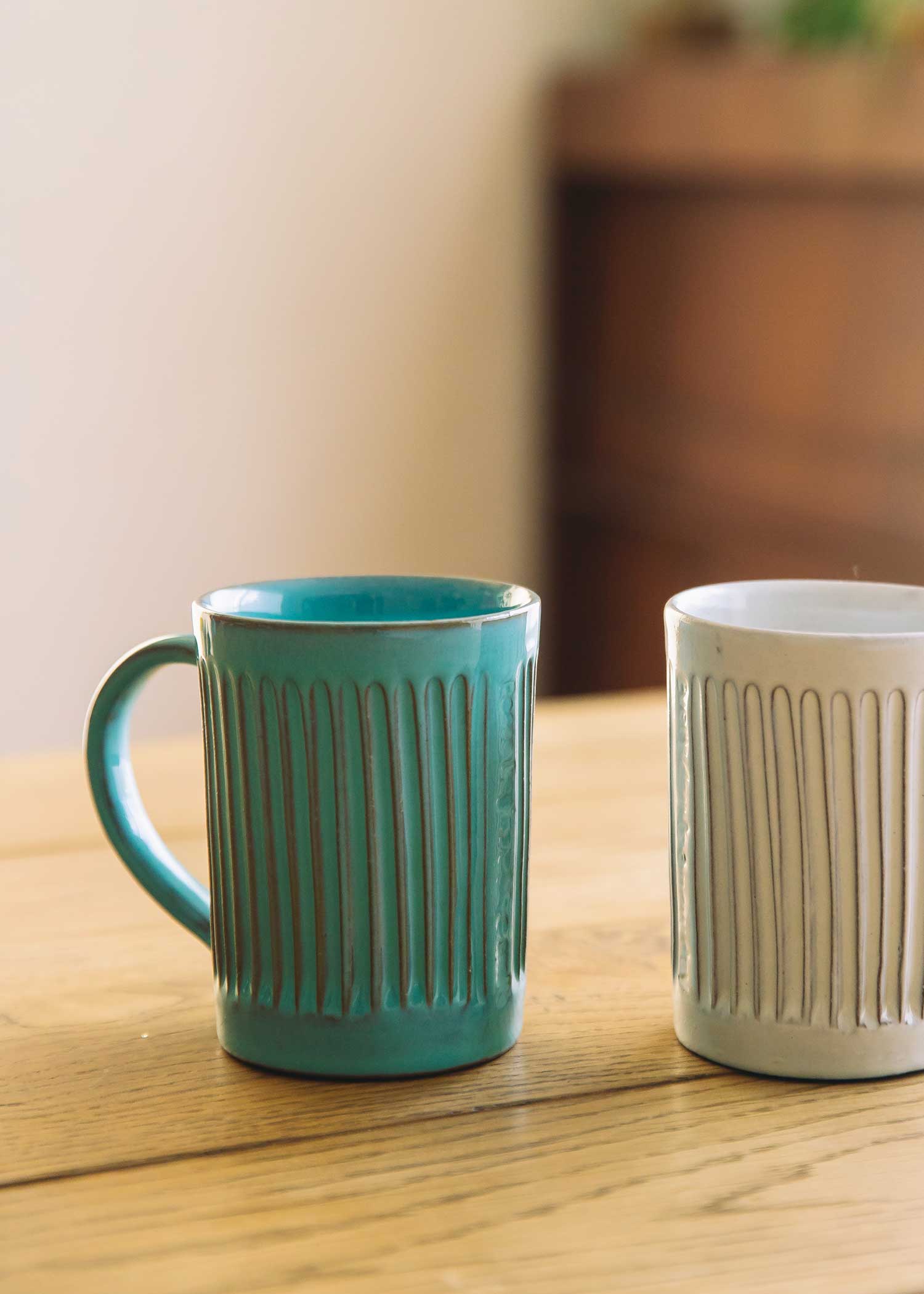 陶器のマグカップ・ラージサイズ