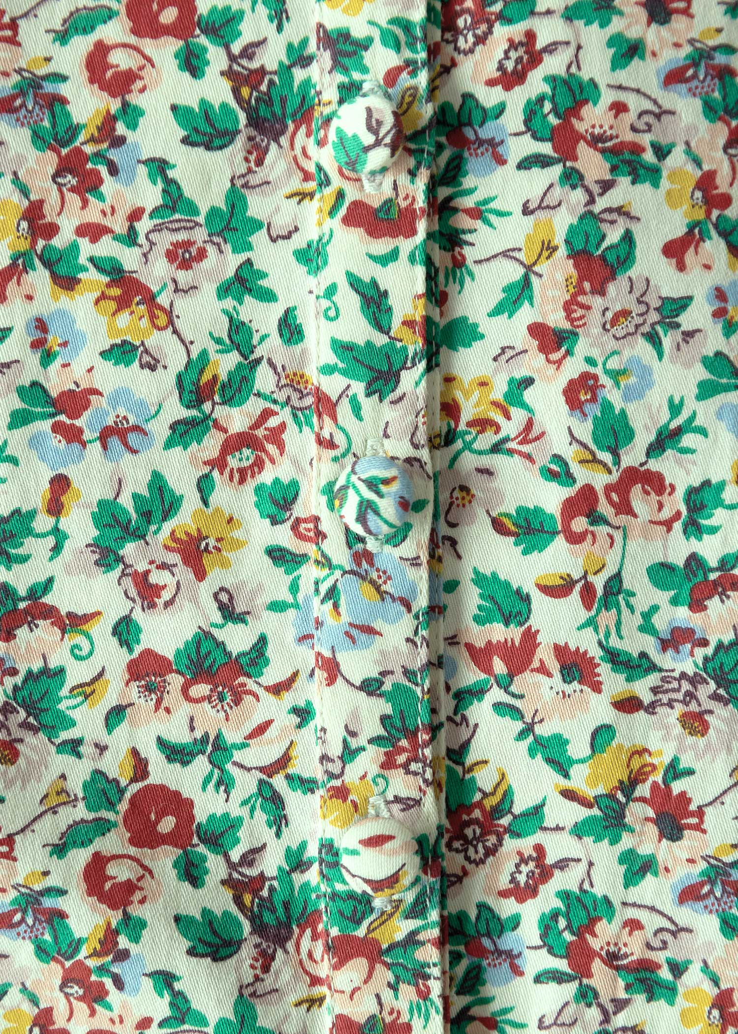 V&Aオーガニックコットンサテンフリルドレス