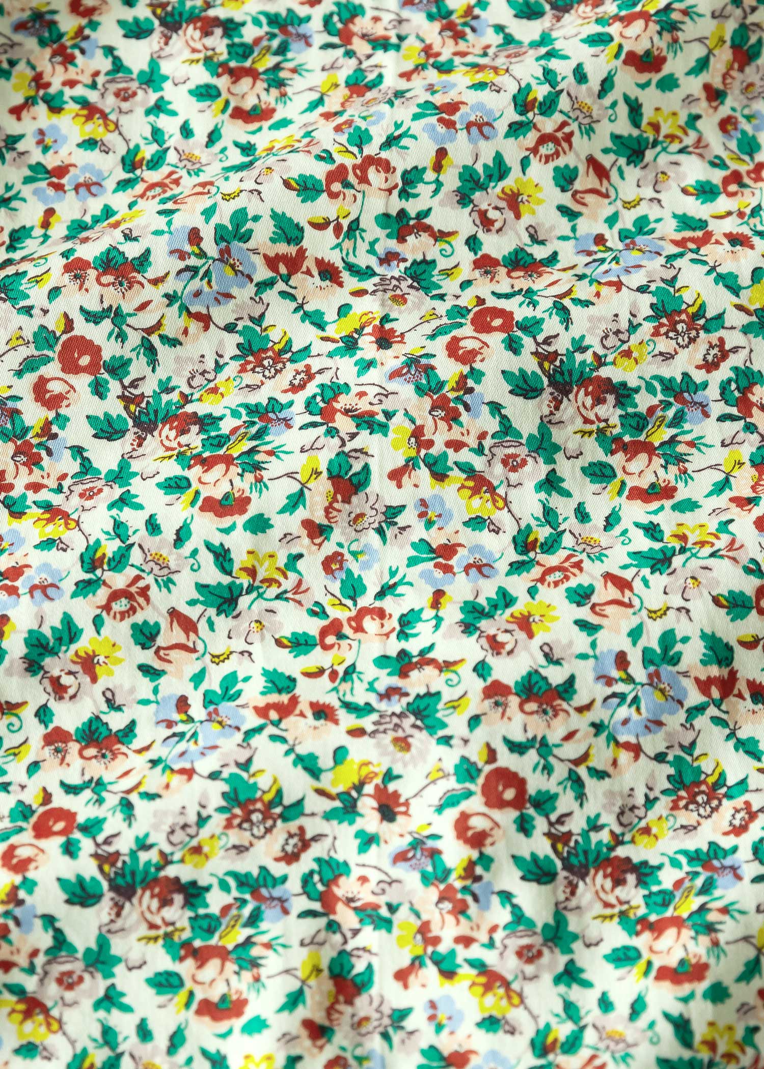 V&Aオーガニックコットンサテンフリルドレス