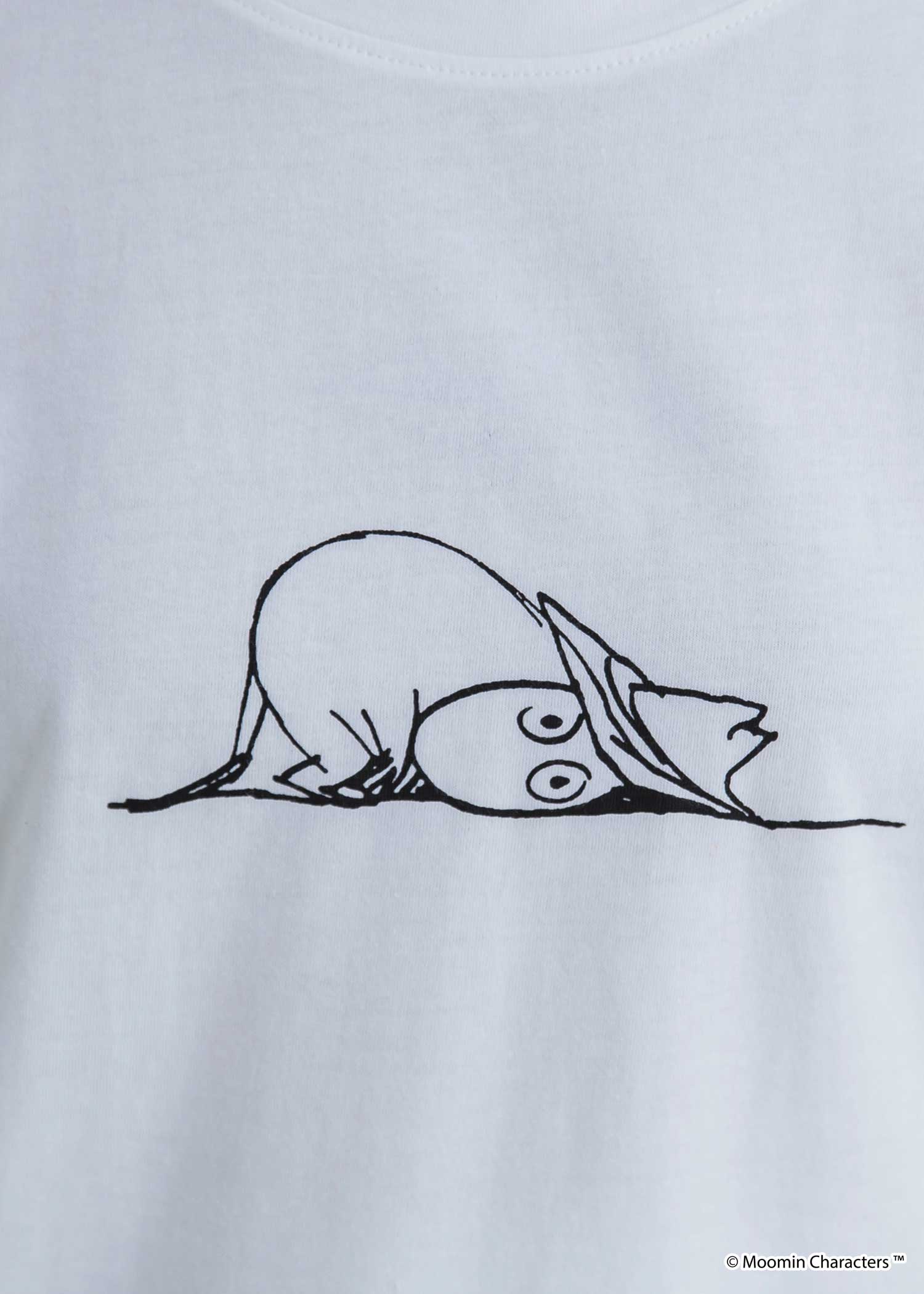ムーミンオーガニックコットンスリットTシャツ
