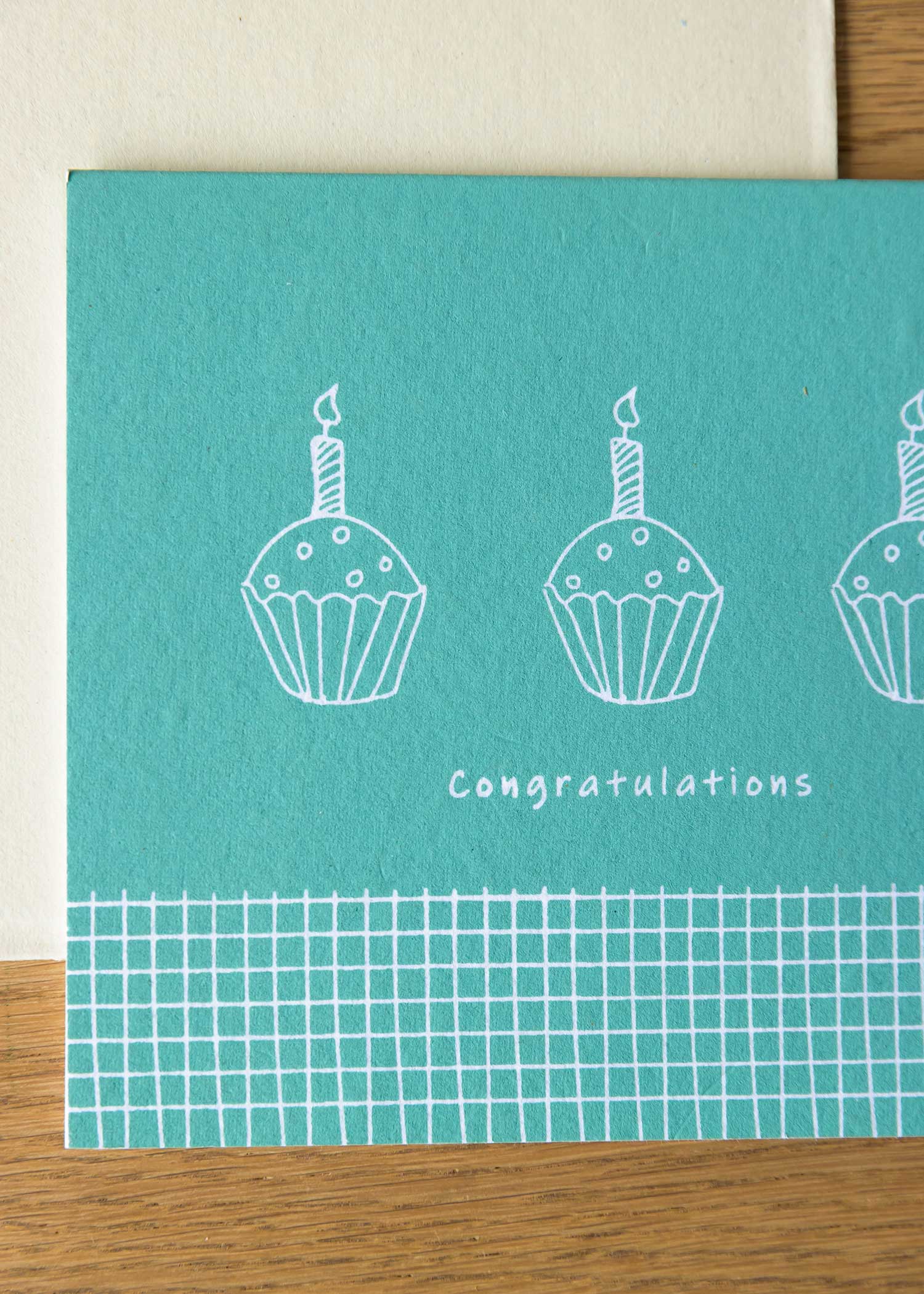 手漉き紙のグリーティングカード