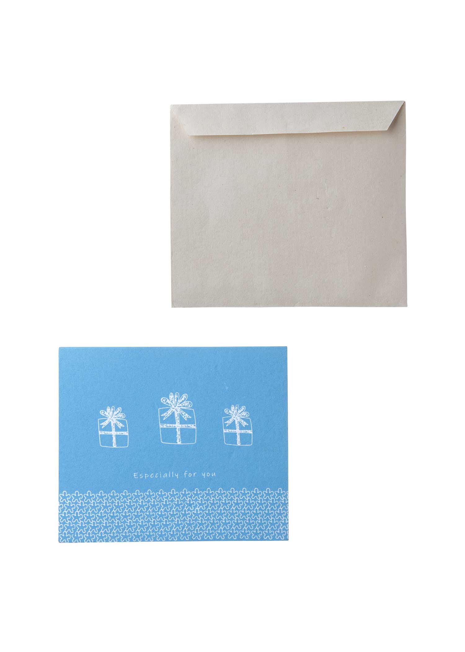 手漉き紙のグリーティングカード