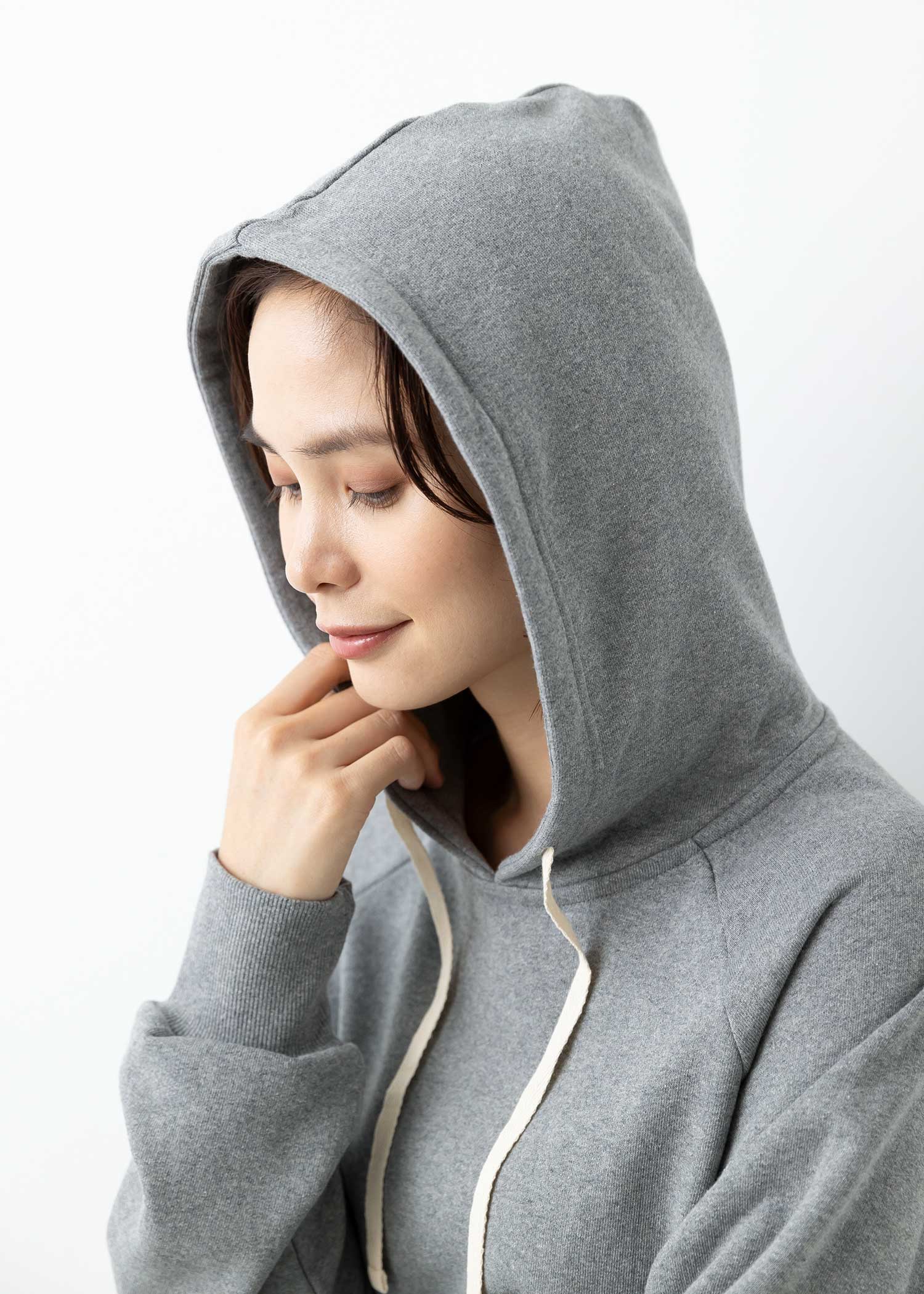 オーガニックコットンユニセックス裏毛フーディー