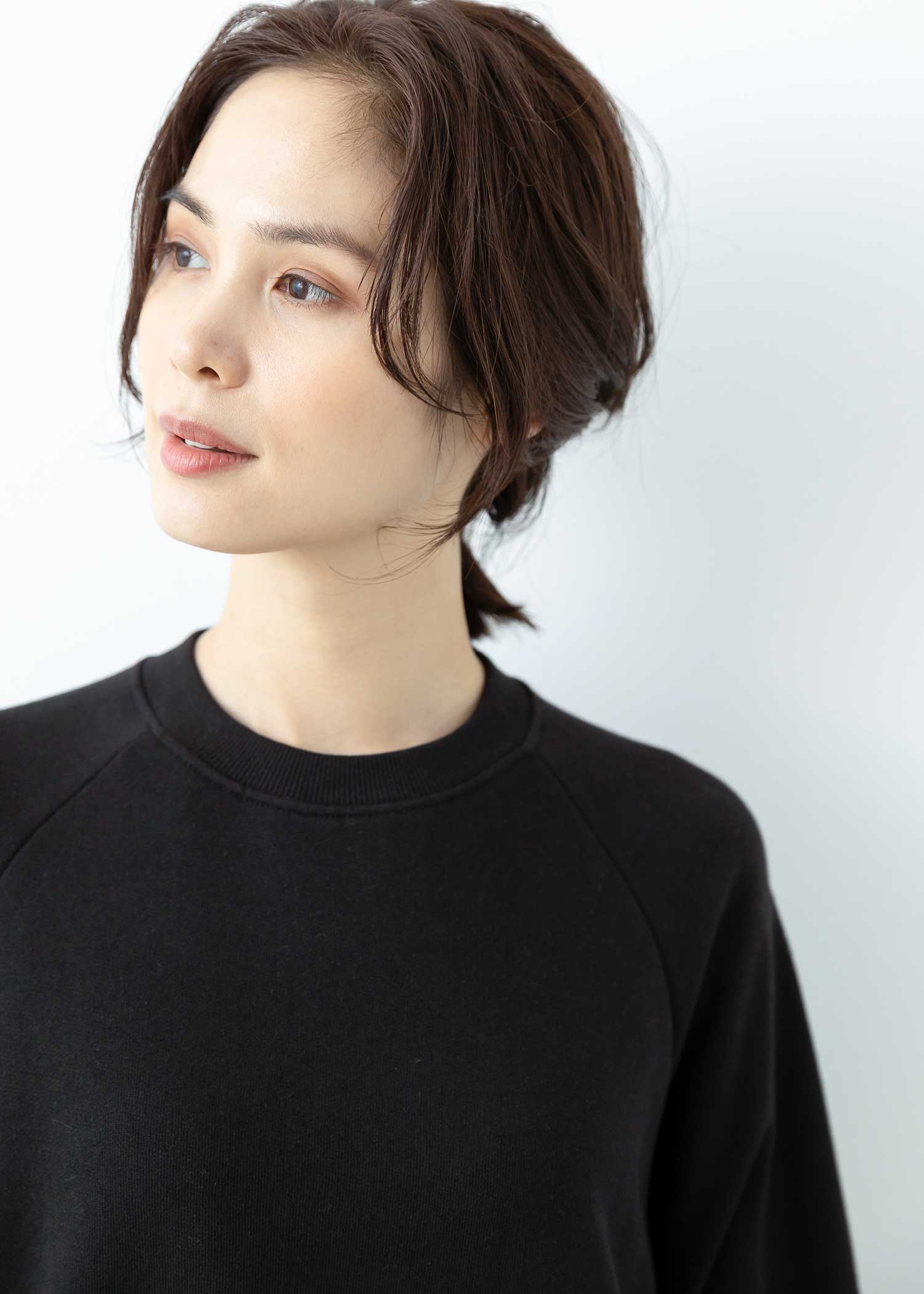 オーガニックコットンユニセックス裏毛スウェットトップ