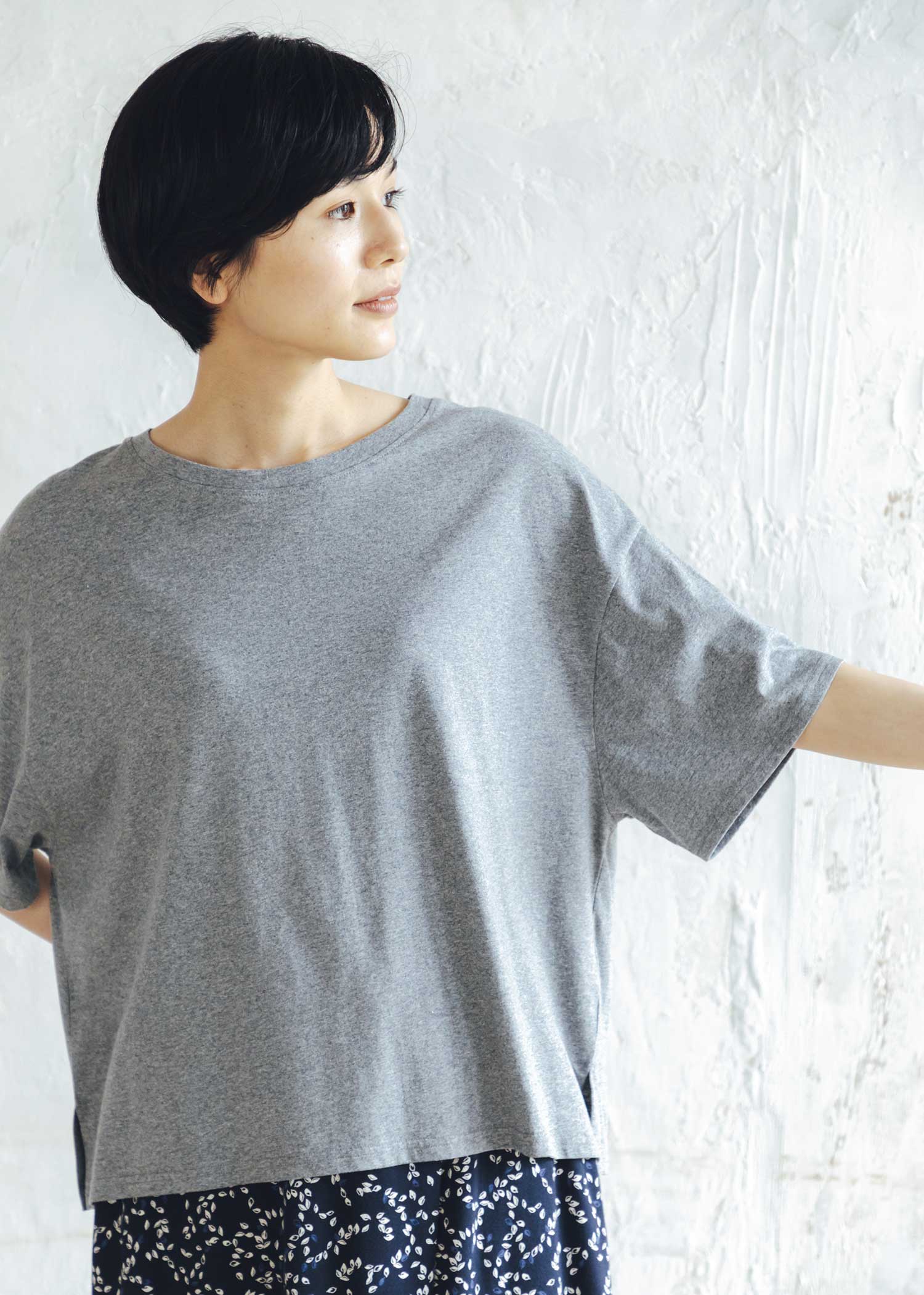 オーガニックコットンリラックスビッグTシャツ