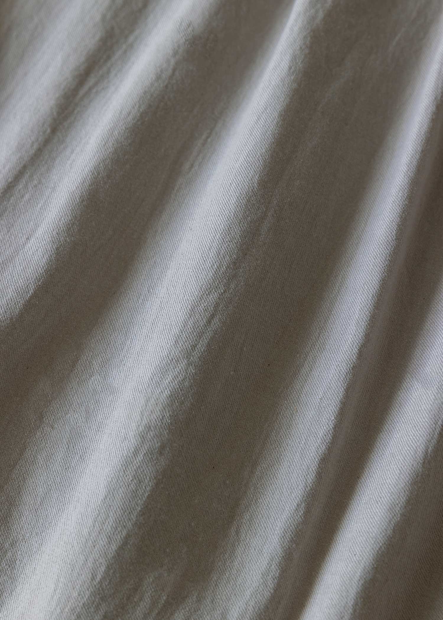 手織りオーガニックコットンフラワー手刺繍フレアスカート