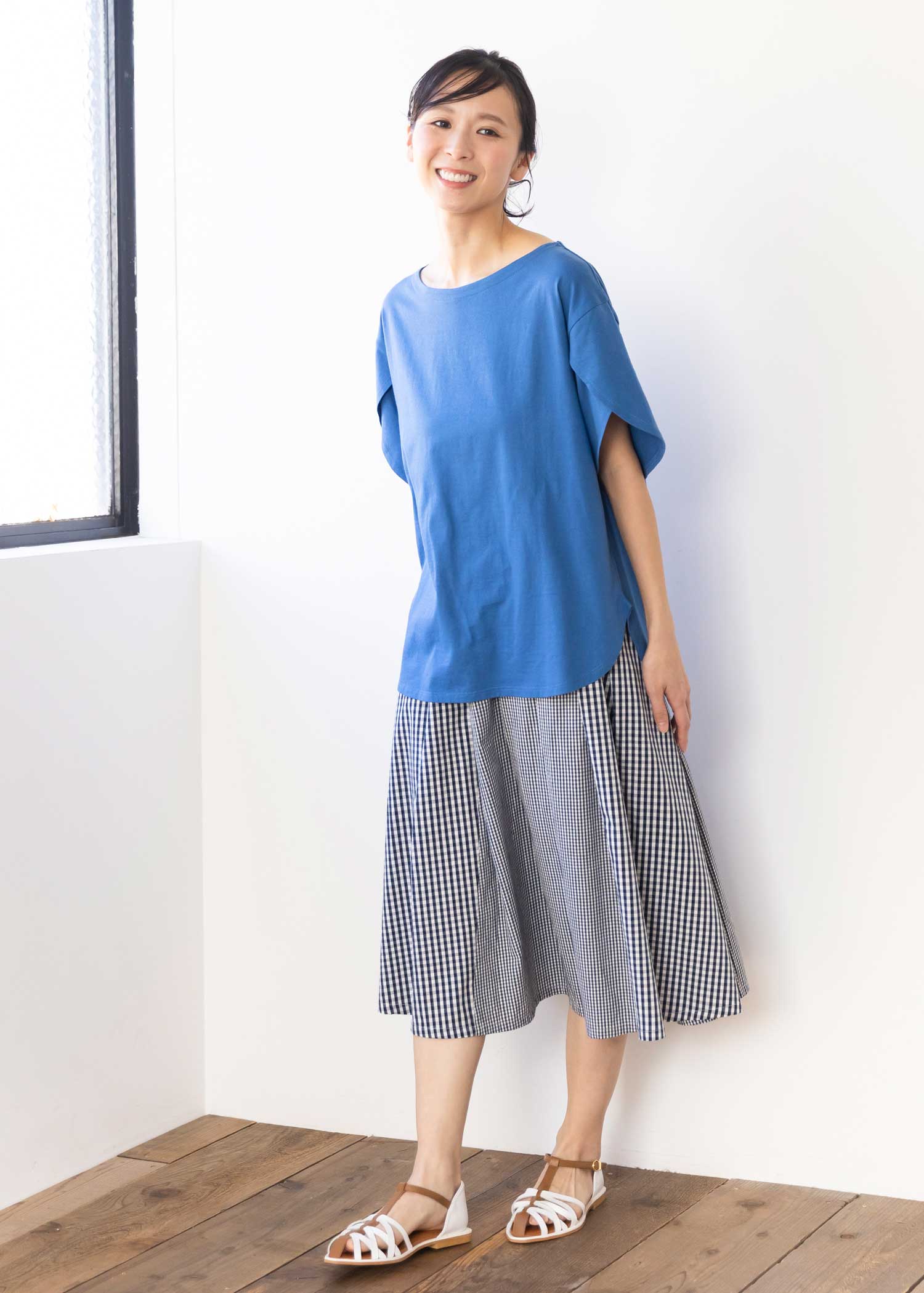 身長:163cm 着用サイズ:M