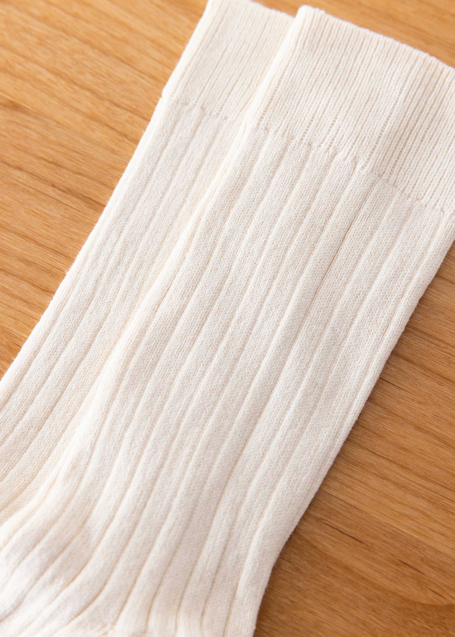 オーガニックコットンリブソックス