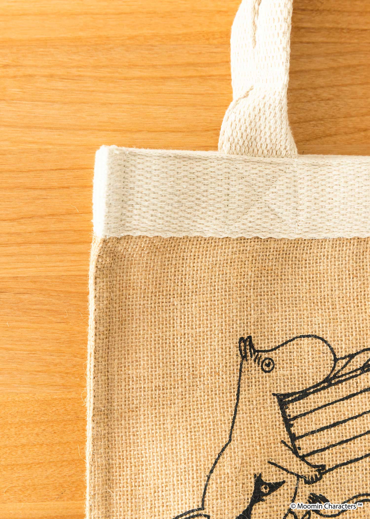 ムーミン ジュートプリントミニバッグ