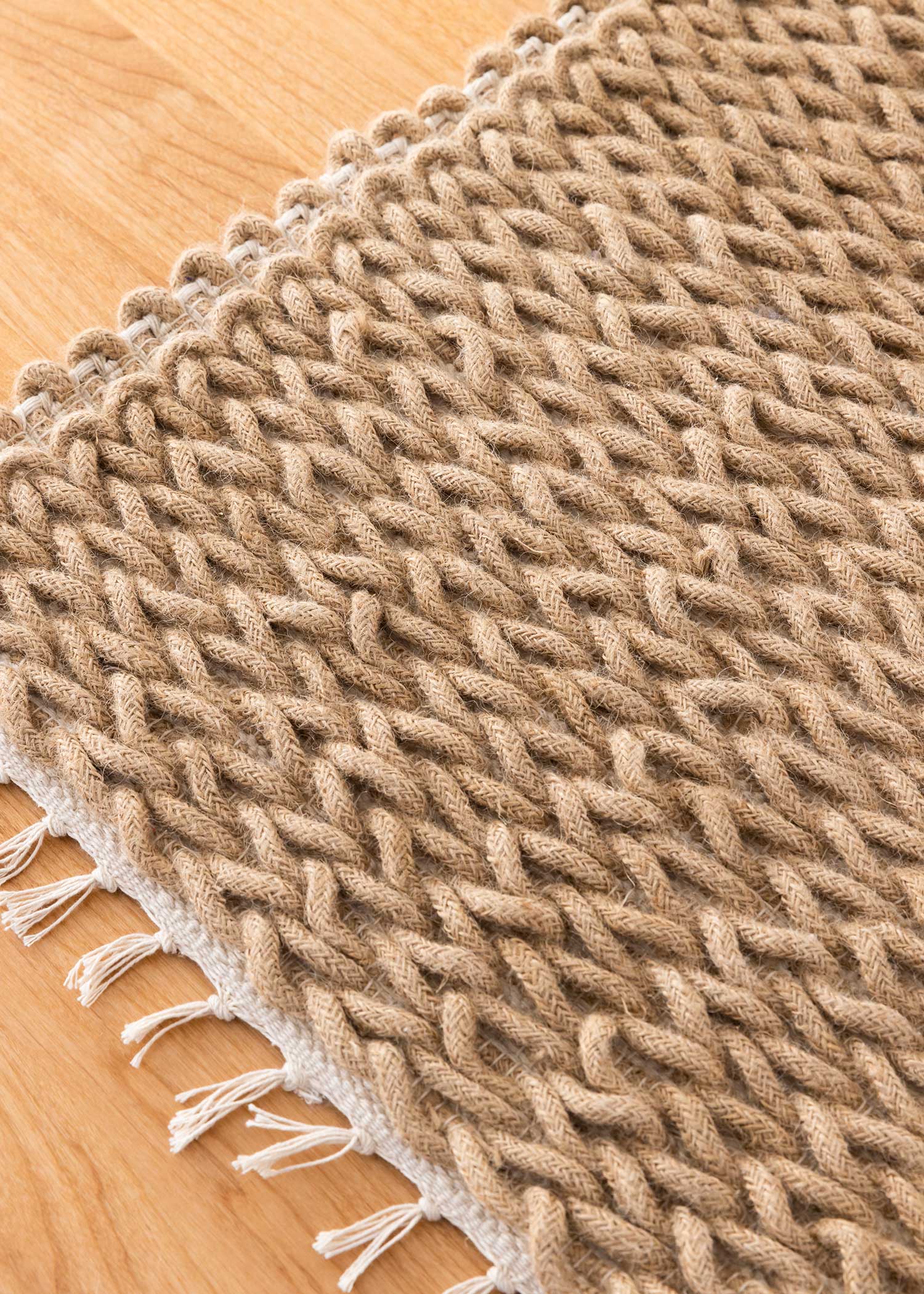 ジュート&コットンラグ