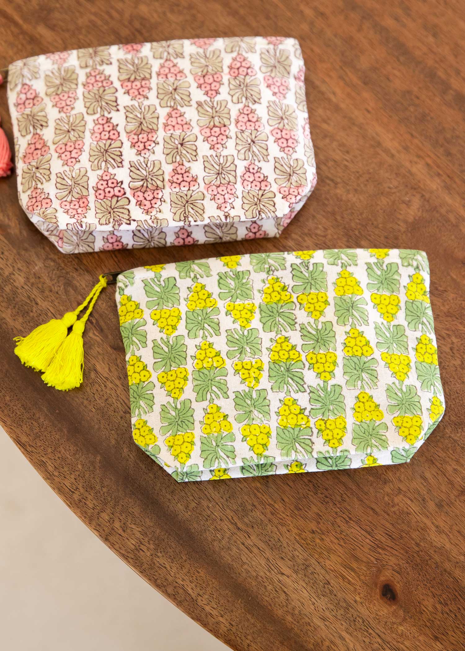 V&A ブロックプリントミニポーチ