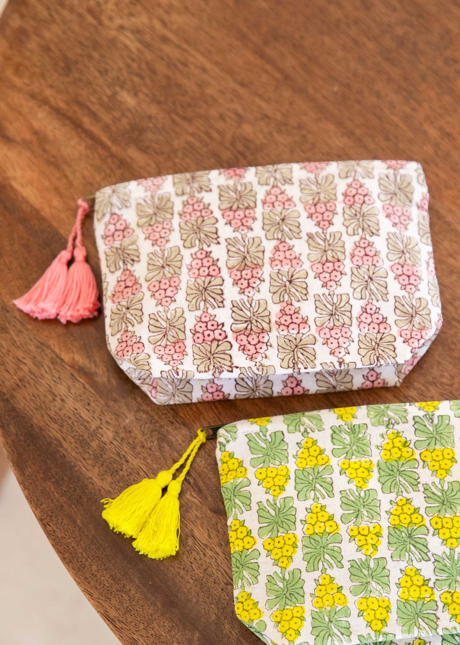 V&A ブロックプリントミニポーチ