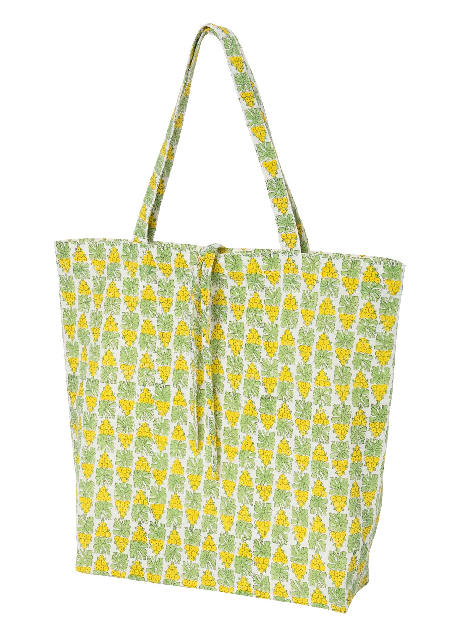 V&A ブロックプリントエコトートバッグ ブロッサム柄