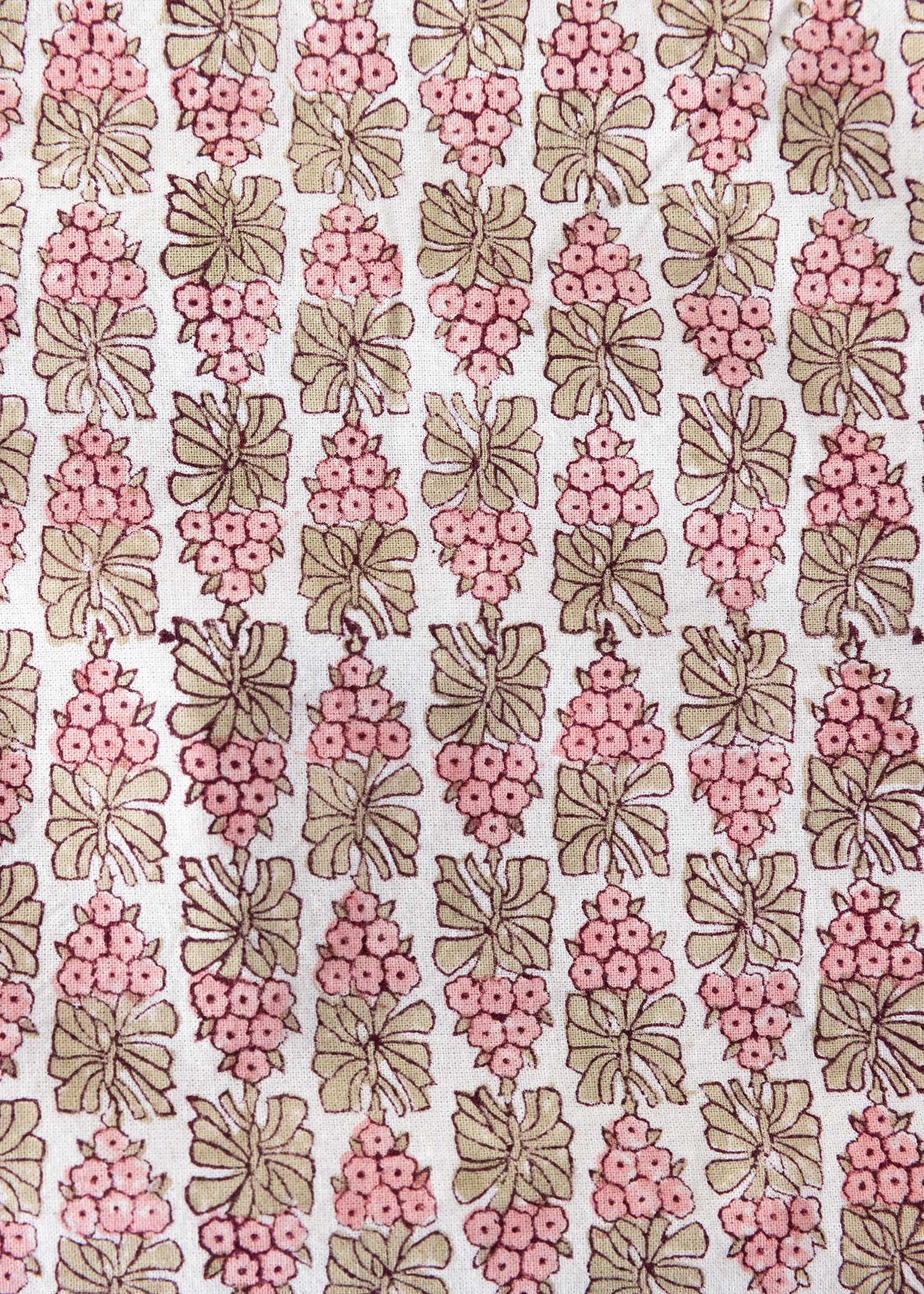 V&A ブロックプリントエコトートバッグ ブロッサム柄