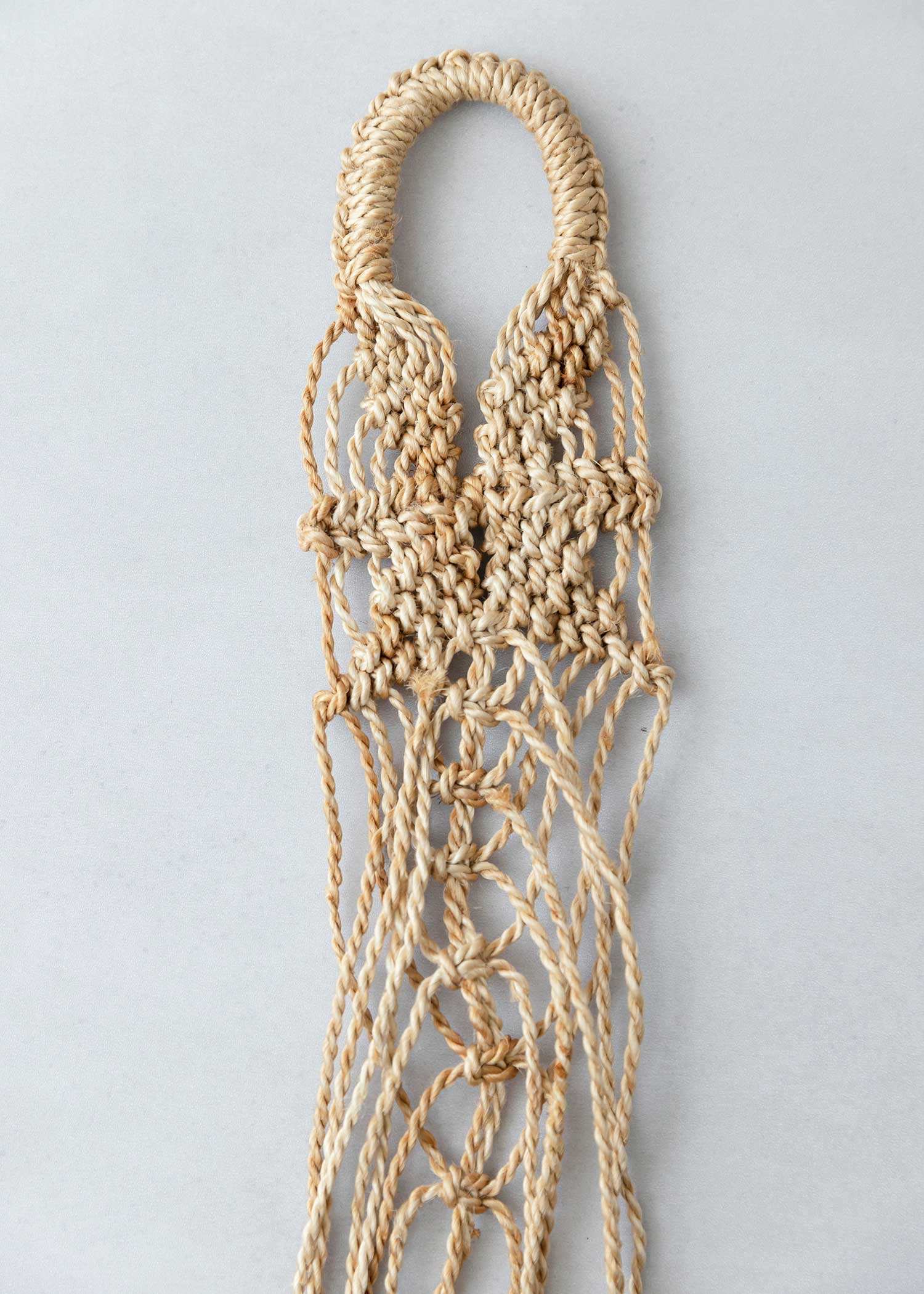 手編みマクラメプラントハンガー(大)