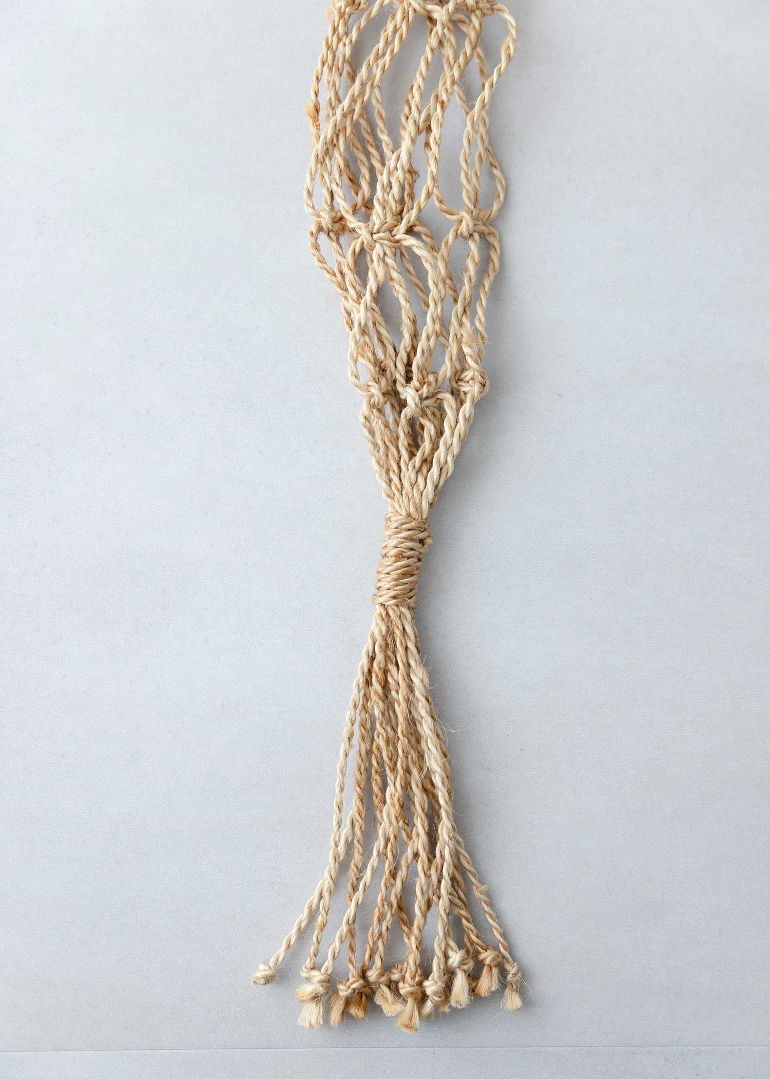 手編みマクラメプラントハンガー(大)