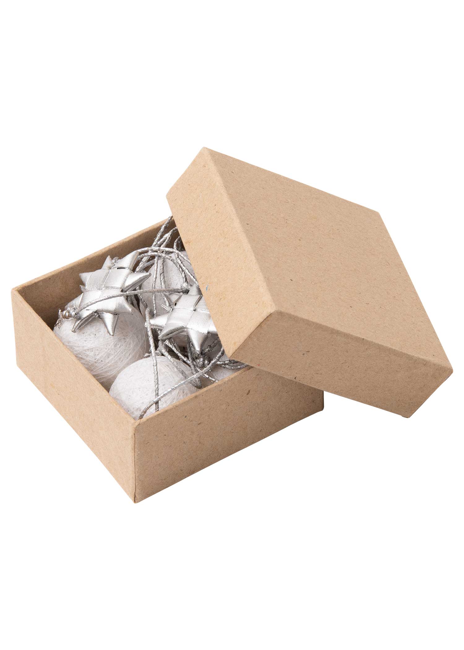 コットンボール&パームリーフガーランド