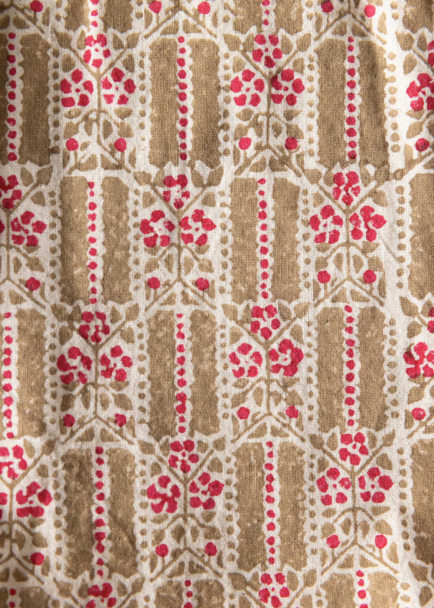 V&A ブロックプリントコットンカードケース コレット柄