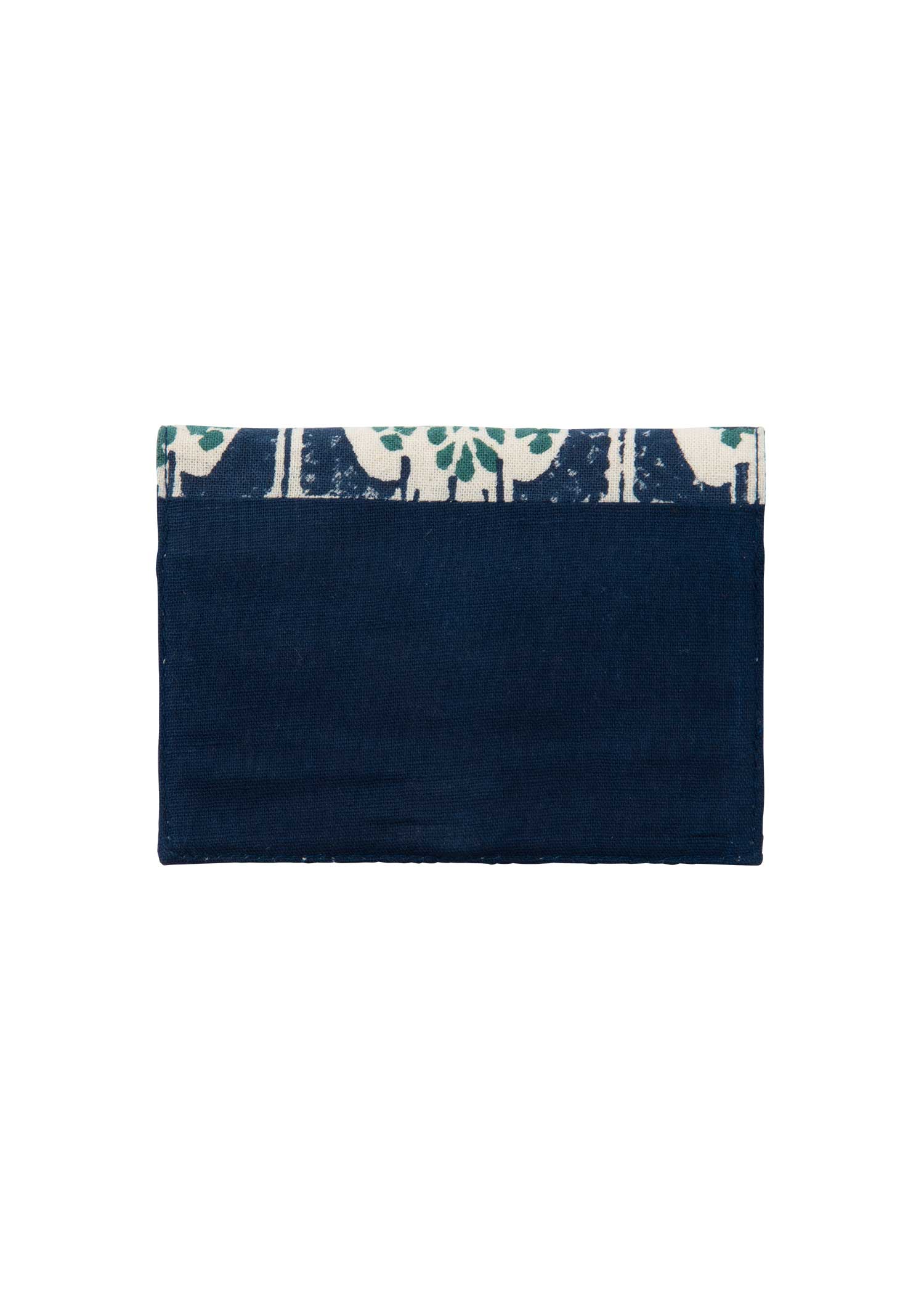 V&A ブロックプリントコットンカードケース ニニ柄