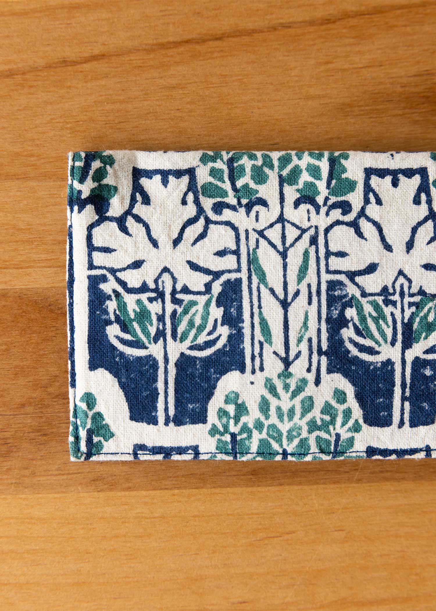 V&A ブロックプリントコットンカードケース ニニ柄