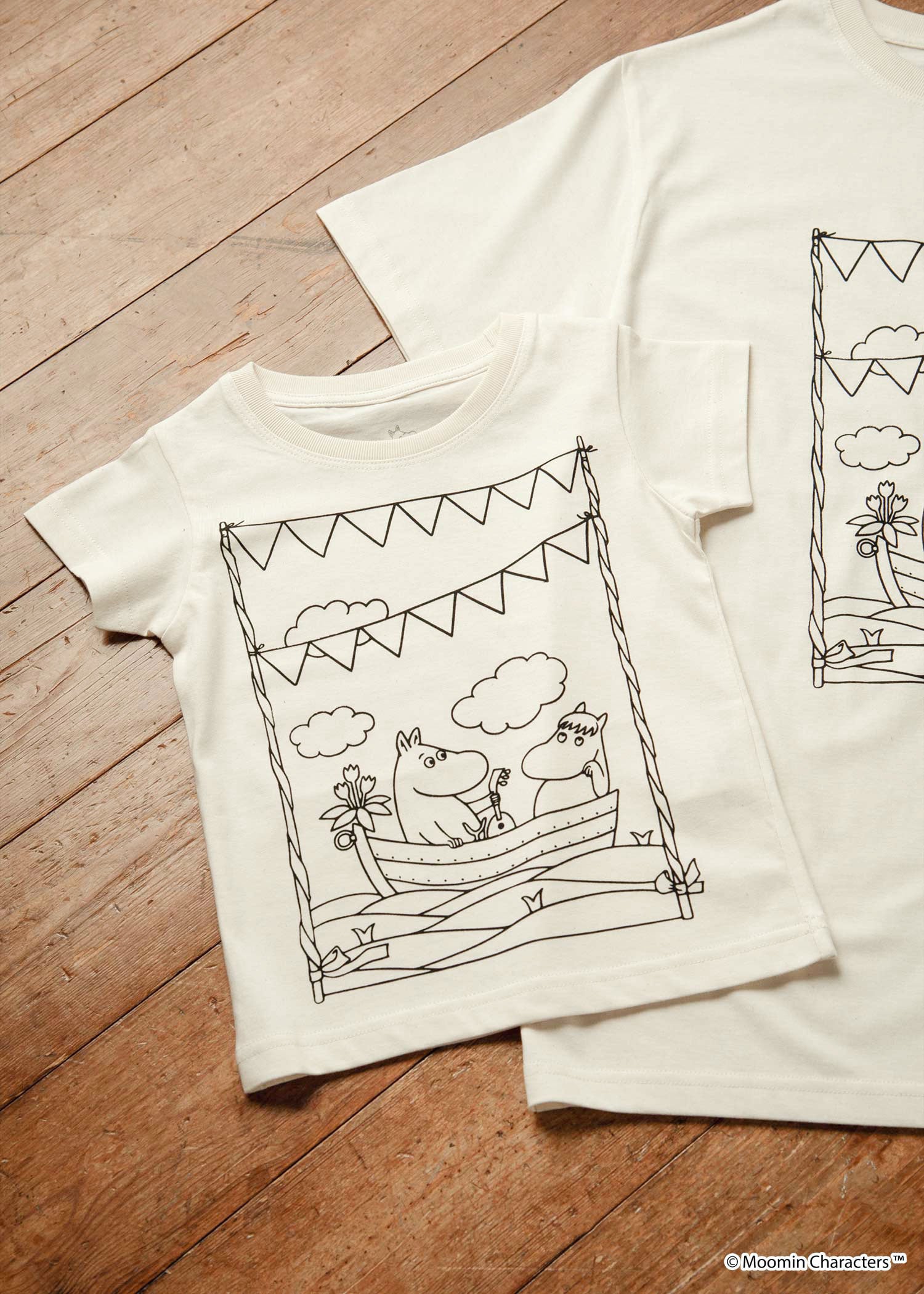 ムーミン オーガニックコットンキッズTシャツ