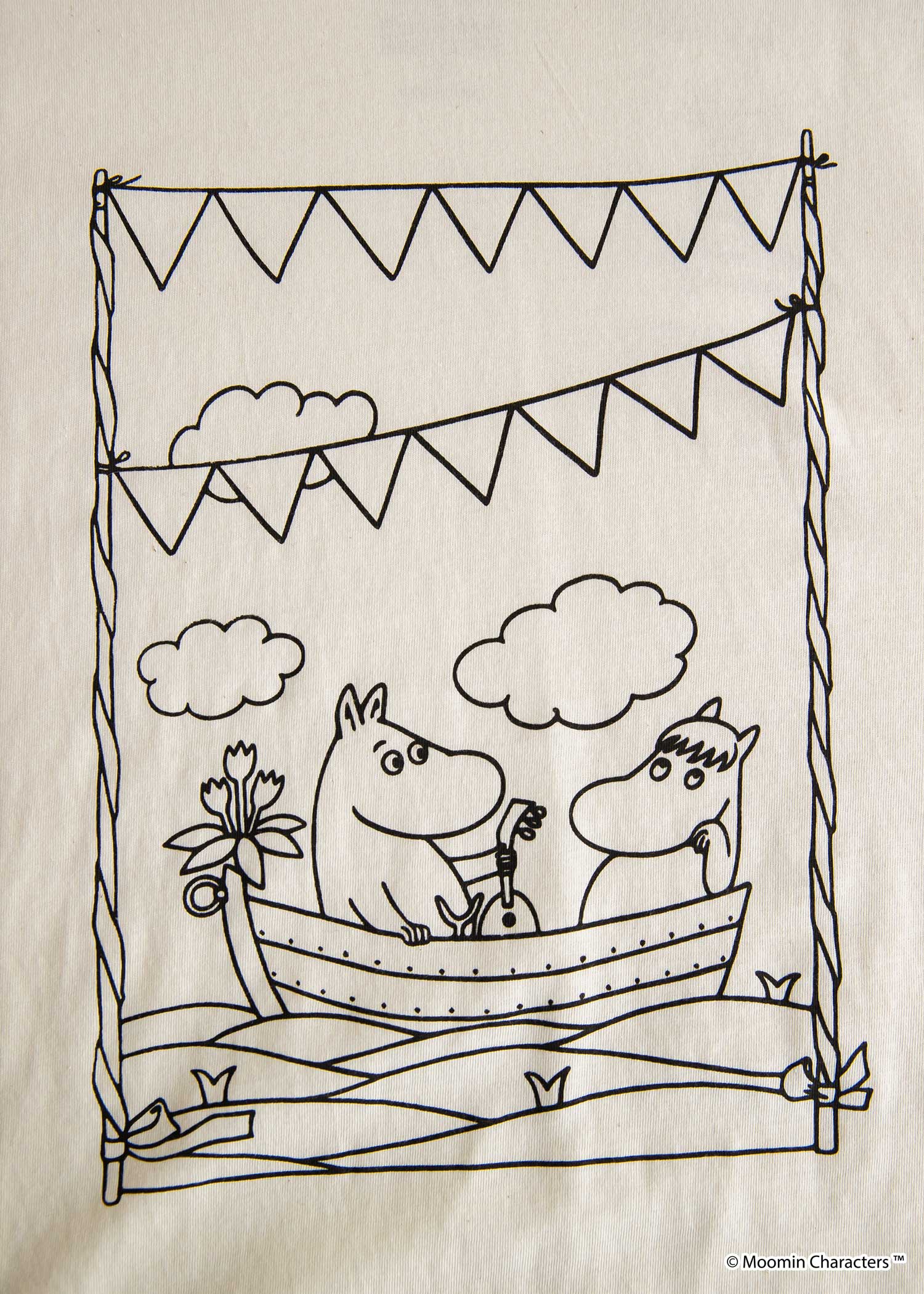ムーミン オーガニックコットンキッズTシャツ