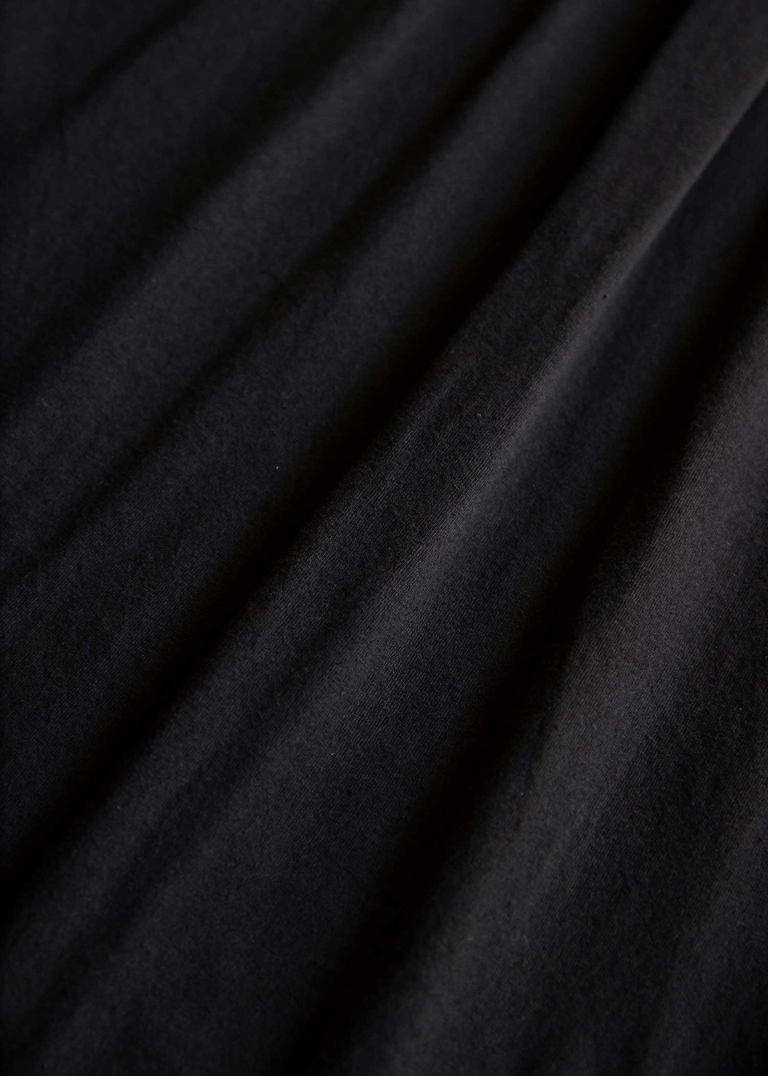 オーガニックコットン天竺モックネックトップ