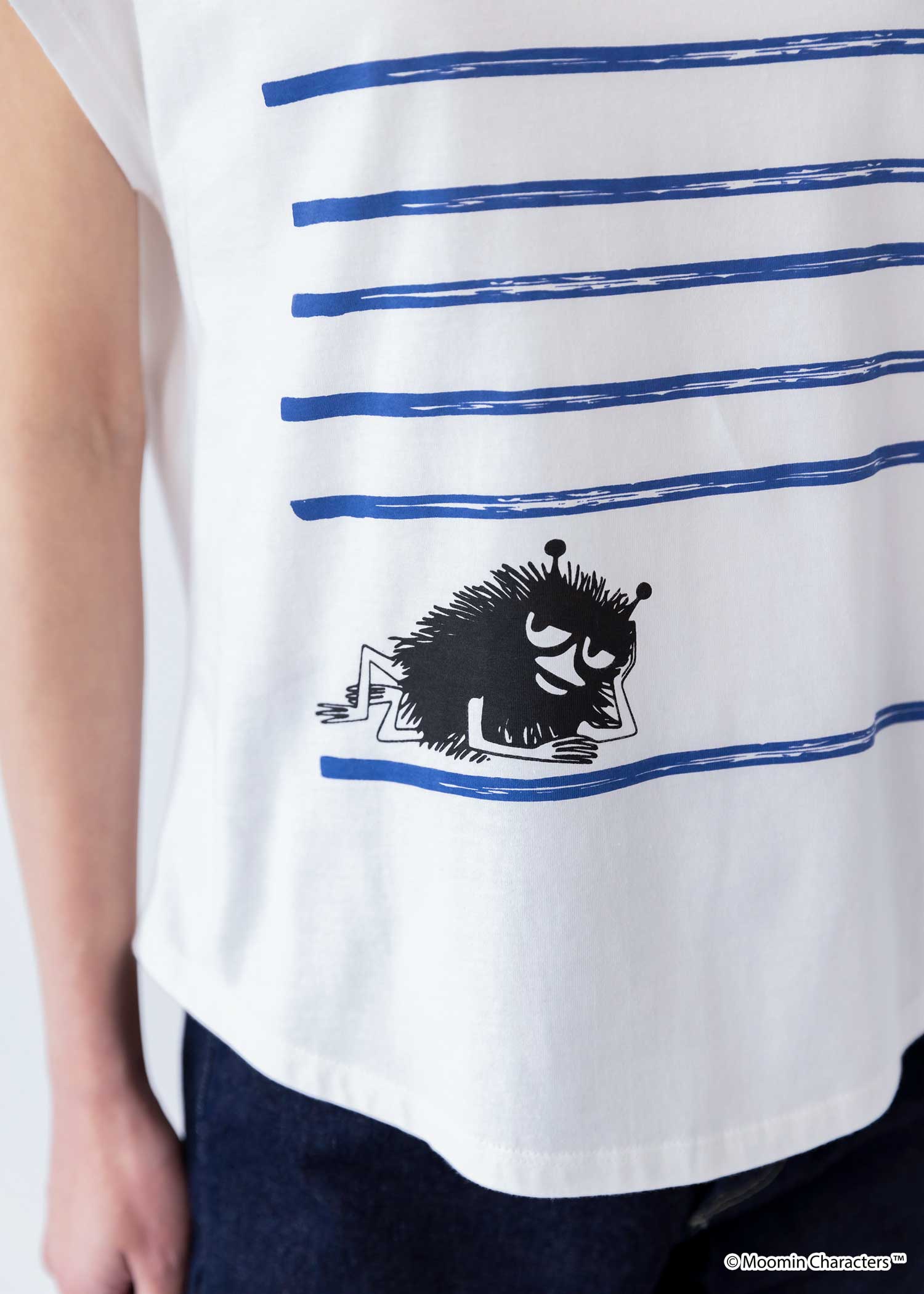 ムーミン オーガニックコットンフレンチスリーブTシャツ