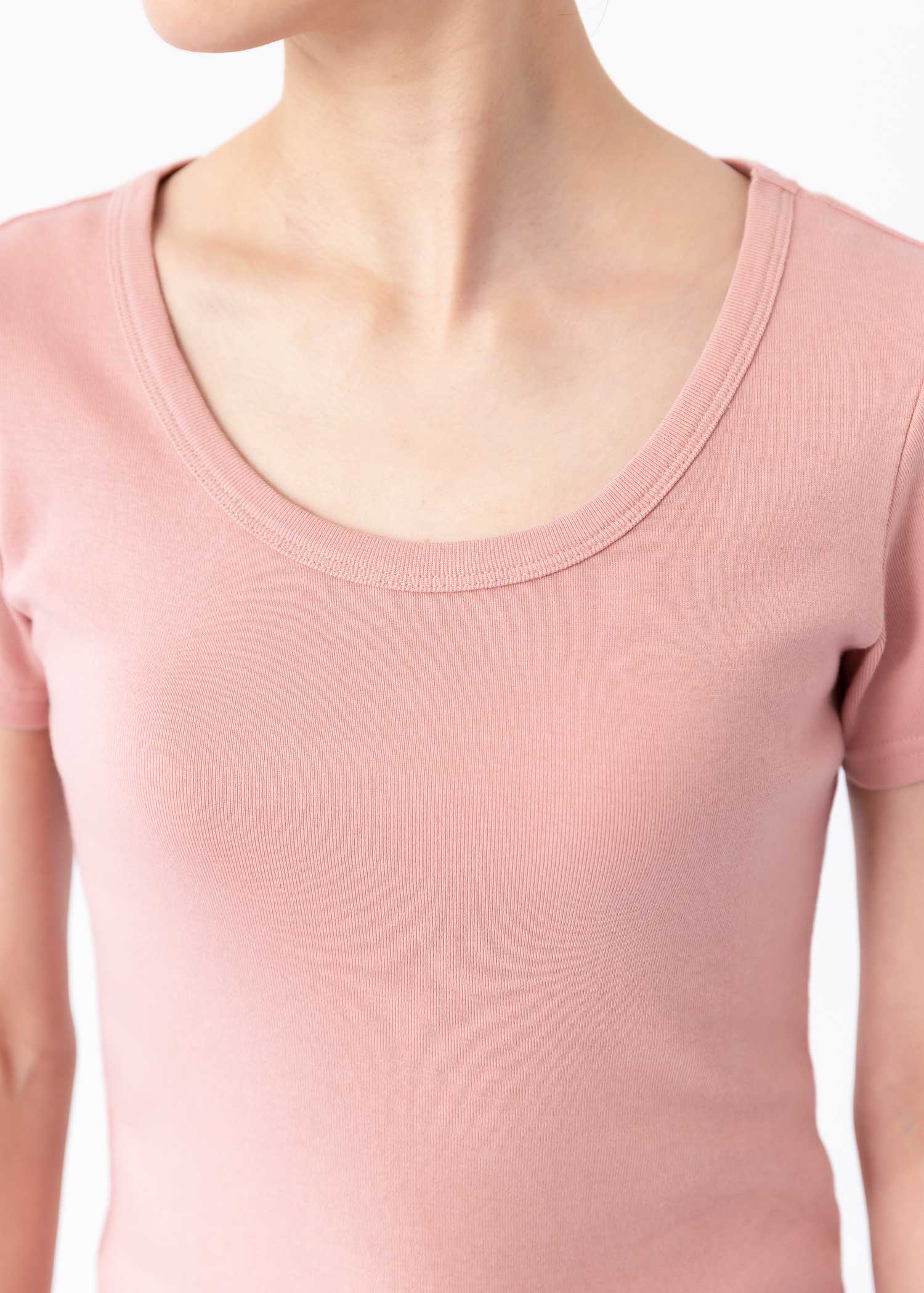 オーガニックコットンベーシック クルーネックTシャツ