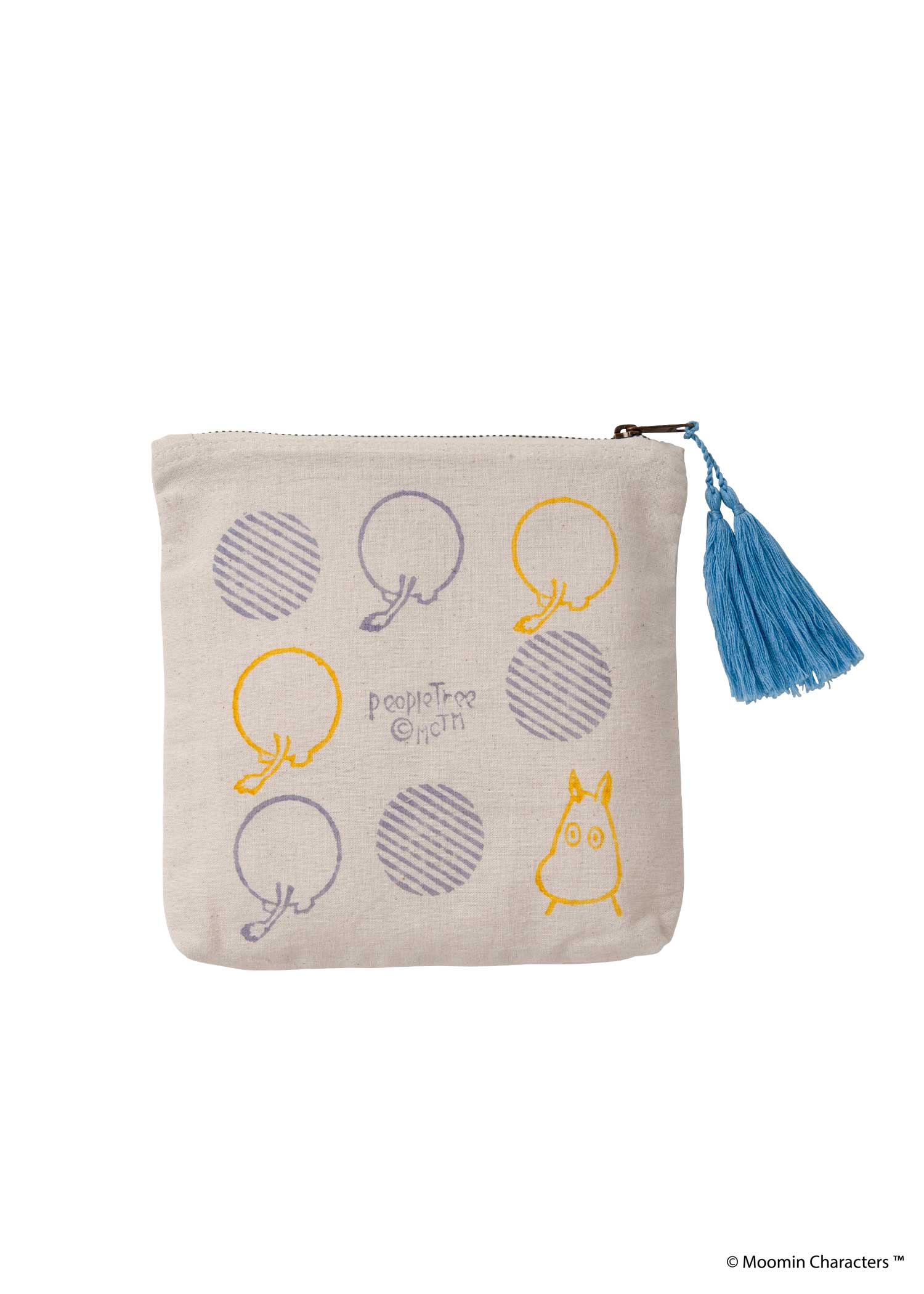 ムーミン ブロックプリントポーチ