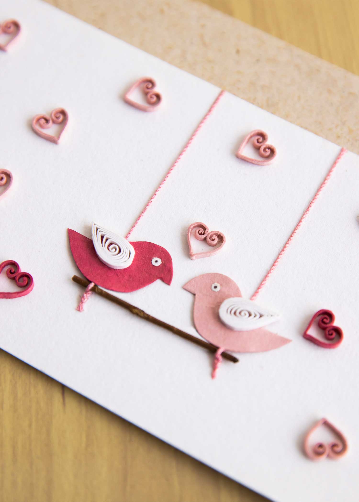 手漉き紙のグリーティングカード